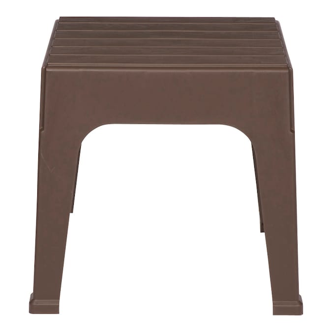 Big Easy Square Outdoor End Table 18 9, Plastic Side Tables Outdoor Furniture