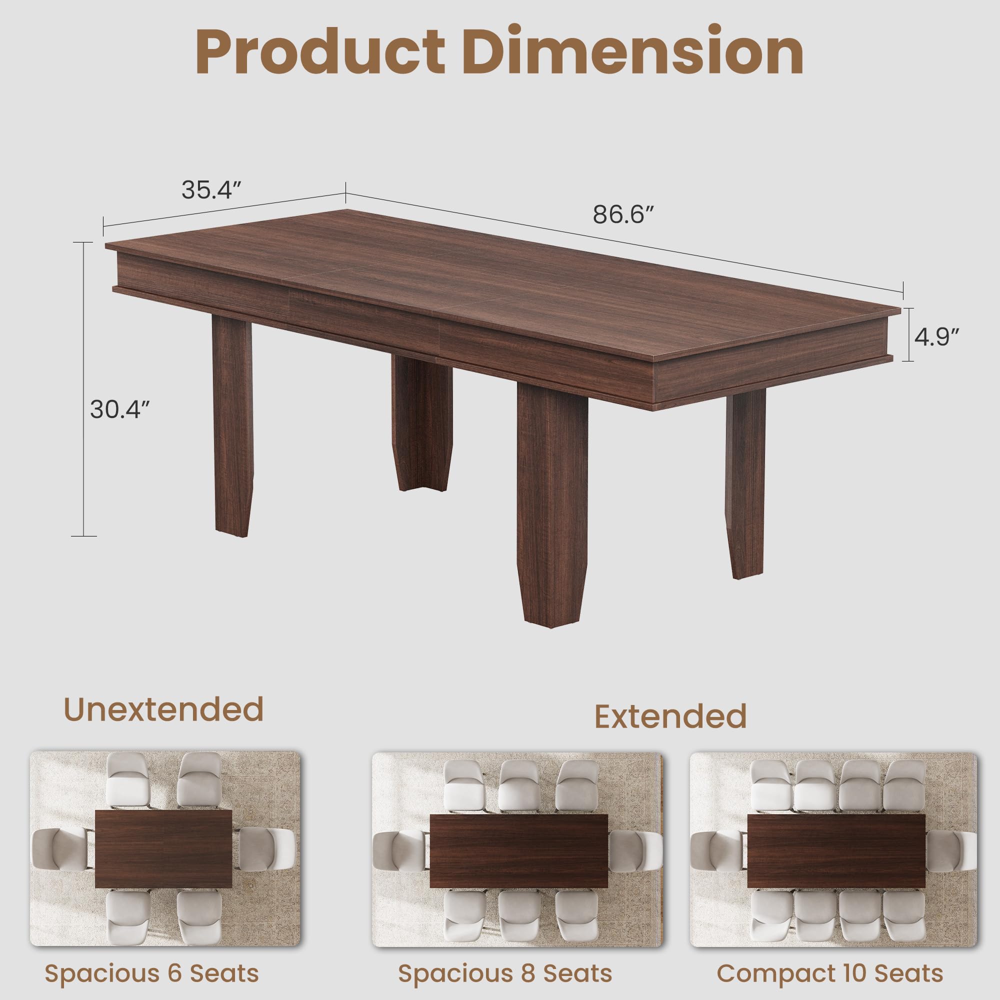 GarveeLife ASNVKX3I30C04O Dining-Tables - View #8