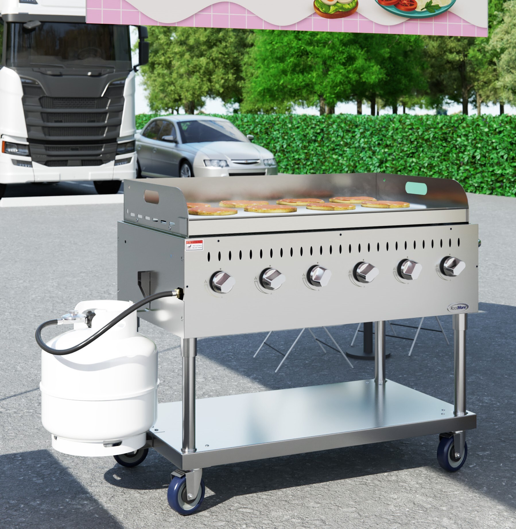 KoolMore LOW-CGKIT4-48G Gas-Grill - View #4