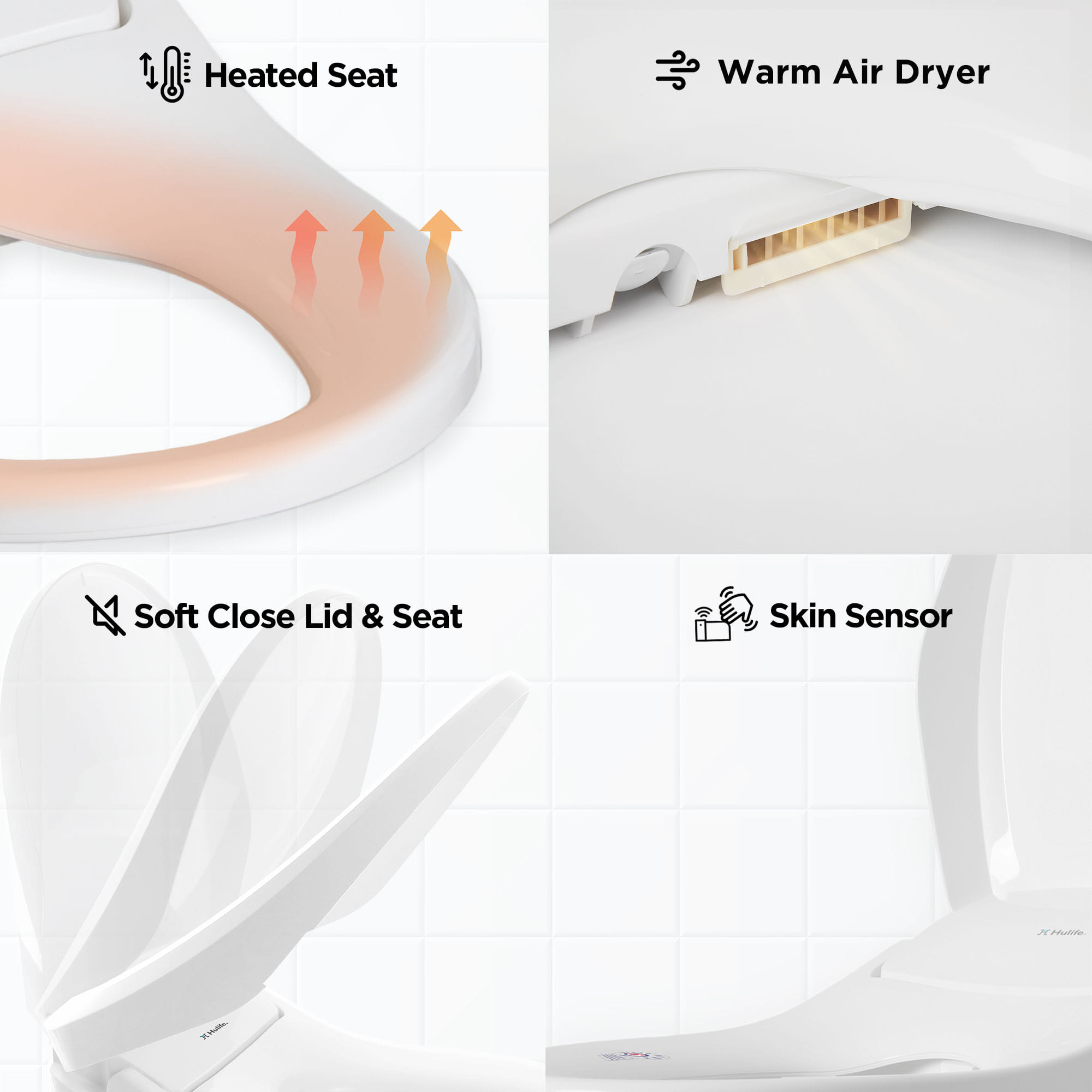 Hulife HLB-4000EC Bidet-Toilet-Seats - View #3