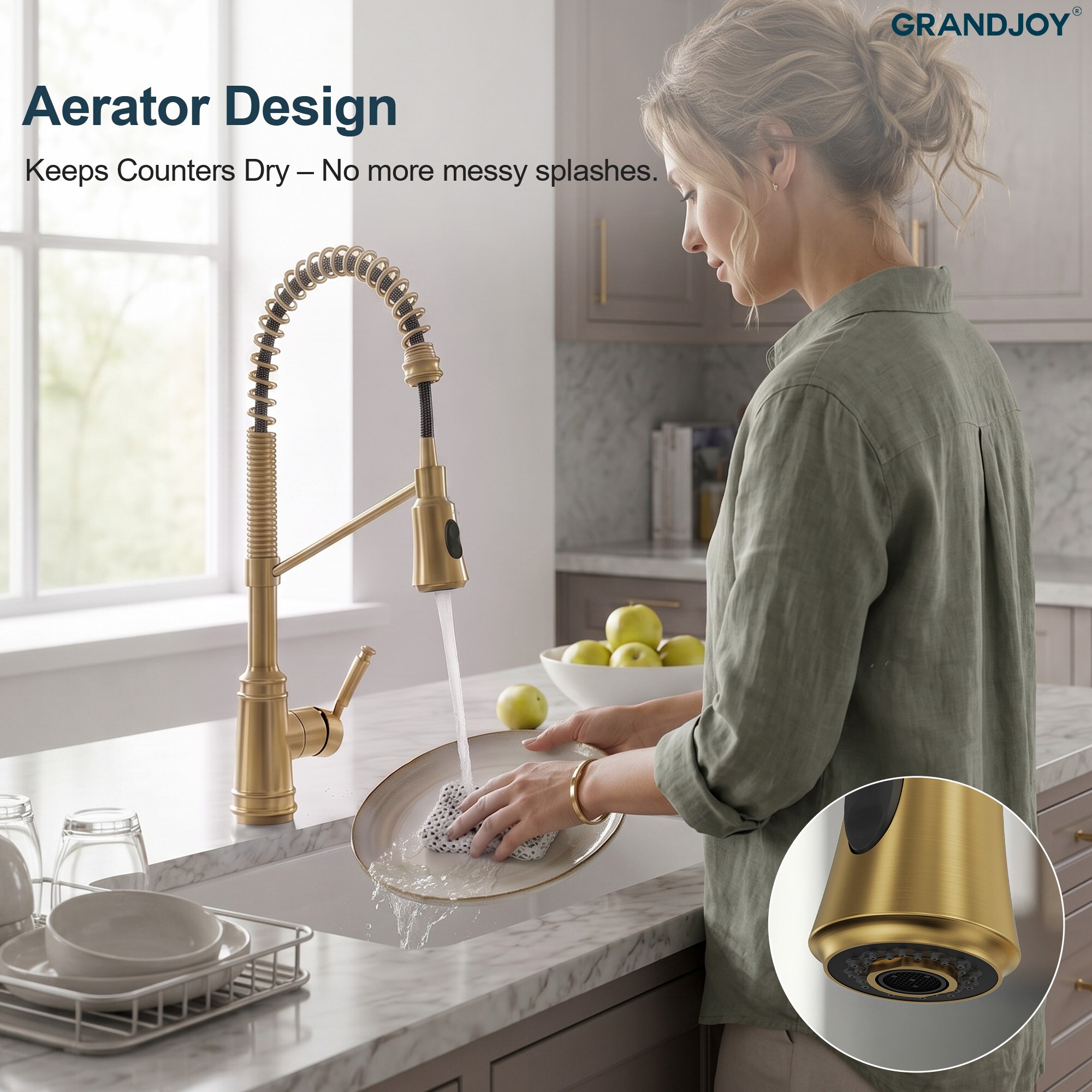 GRANDJOY SGF13GJ-45K-BG Kitchen-Faucets - View #9