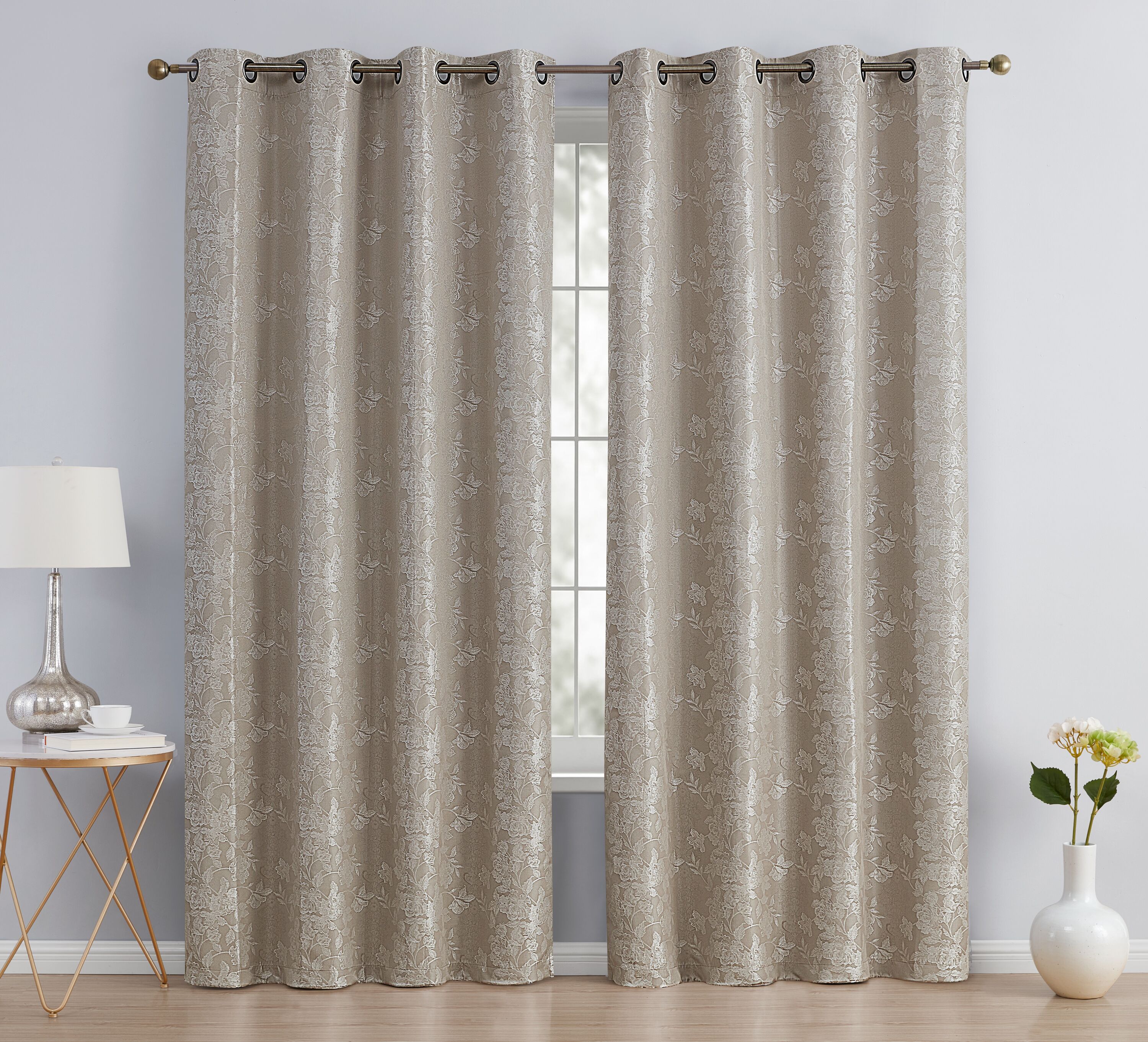 HLC.me SRNTYBLKT-TAUP63 curtains - View #2