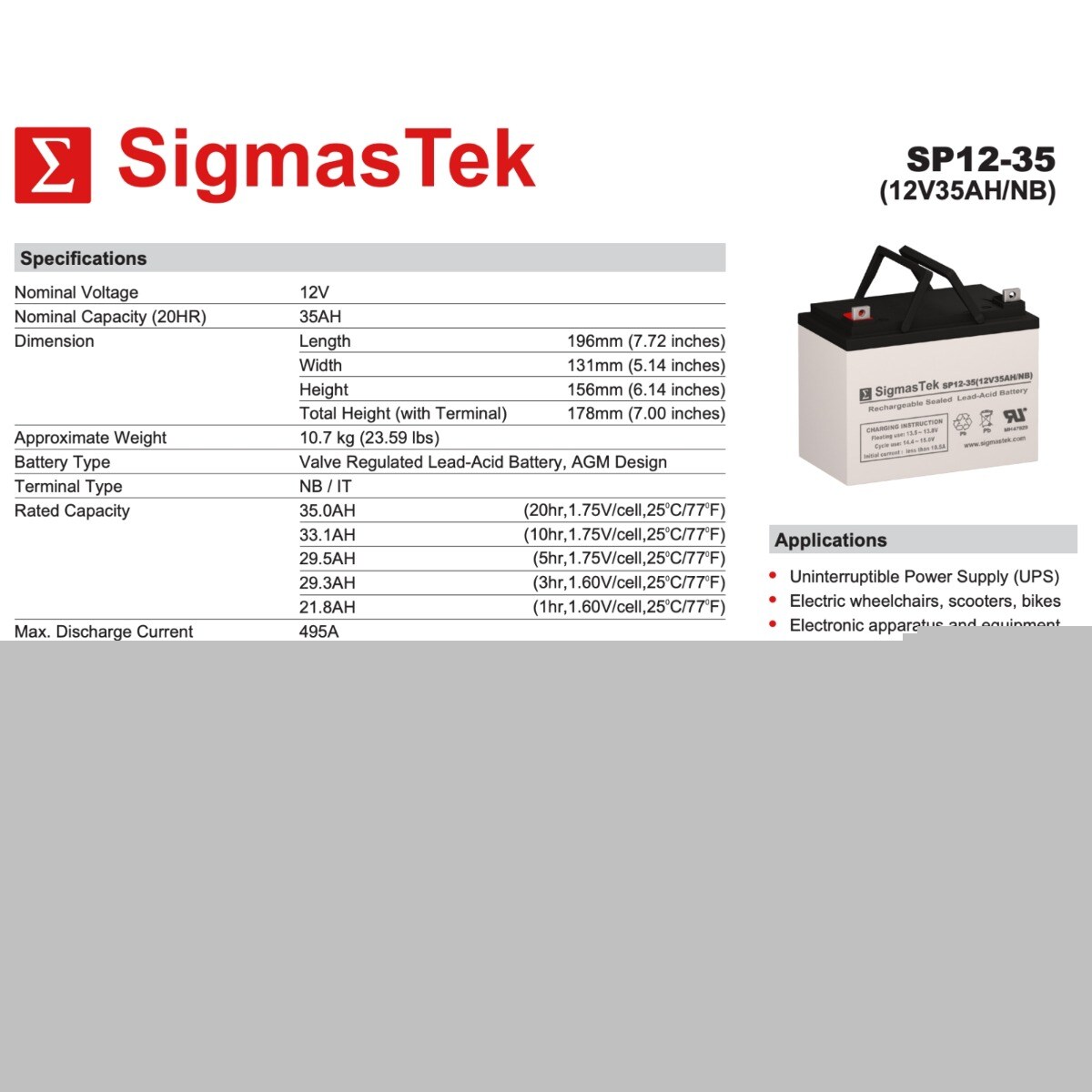 SigmasTek 652029275138 Device-Replacement-Batteries - View #3