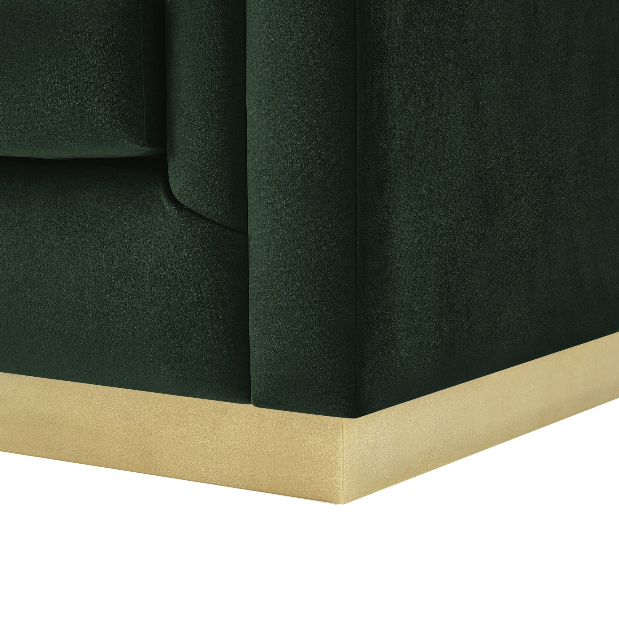 Inspired Home Annemarie Modern Hunter Green Velvet Club Chair CC459 ...