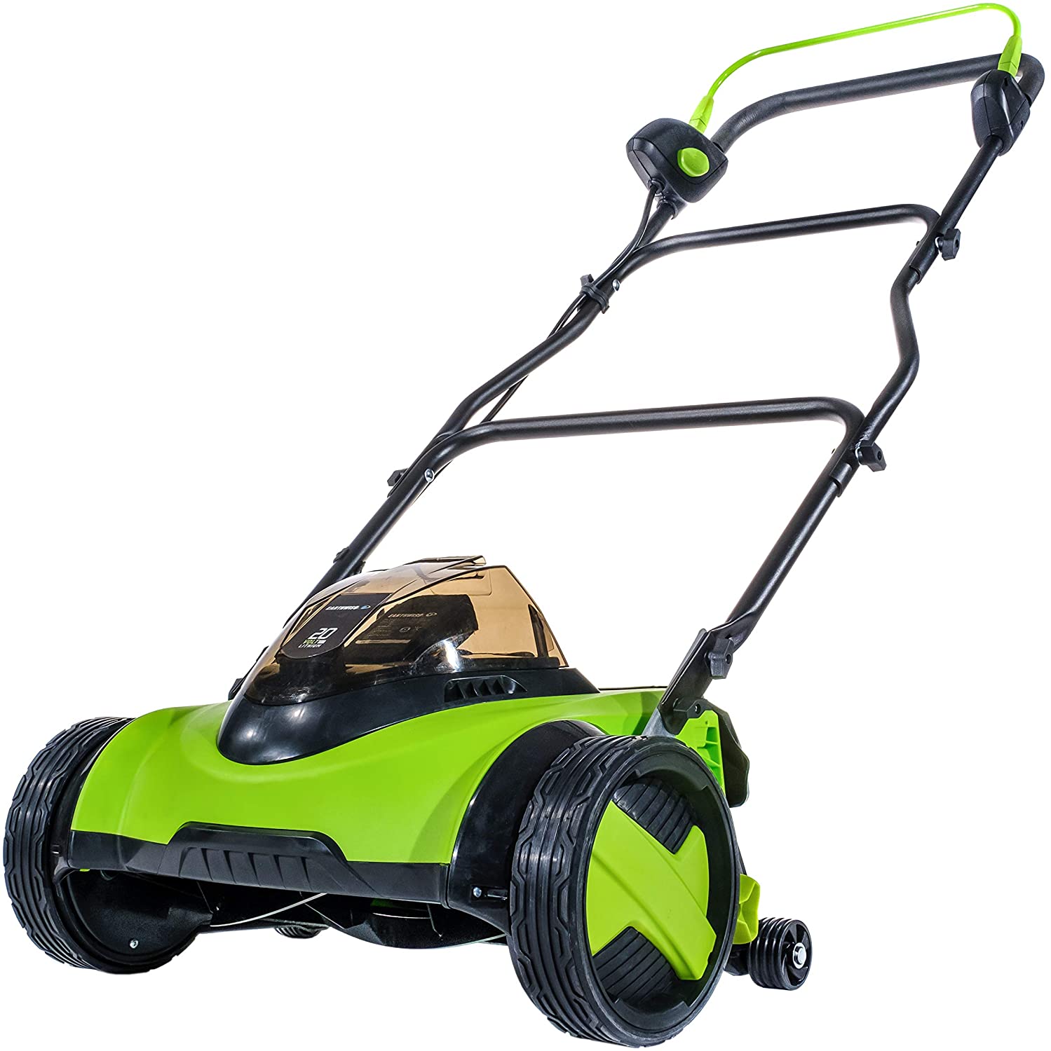 Earthwise Cordless Electric Reel Lawn Mower, 20V, 16-Inch Cut Width,  5-Position Height Adjustment, Includes Battery and Charger in the Reel Lawn  Mowers department at