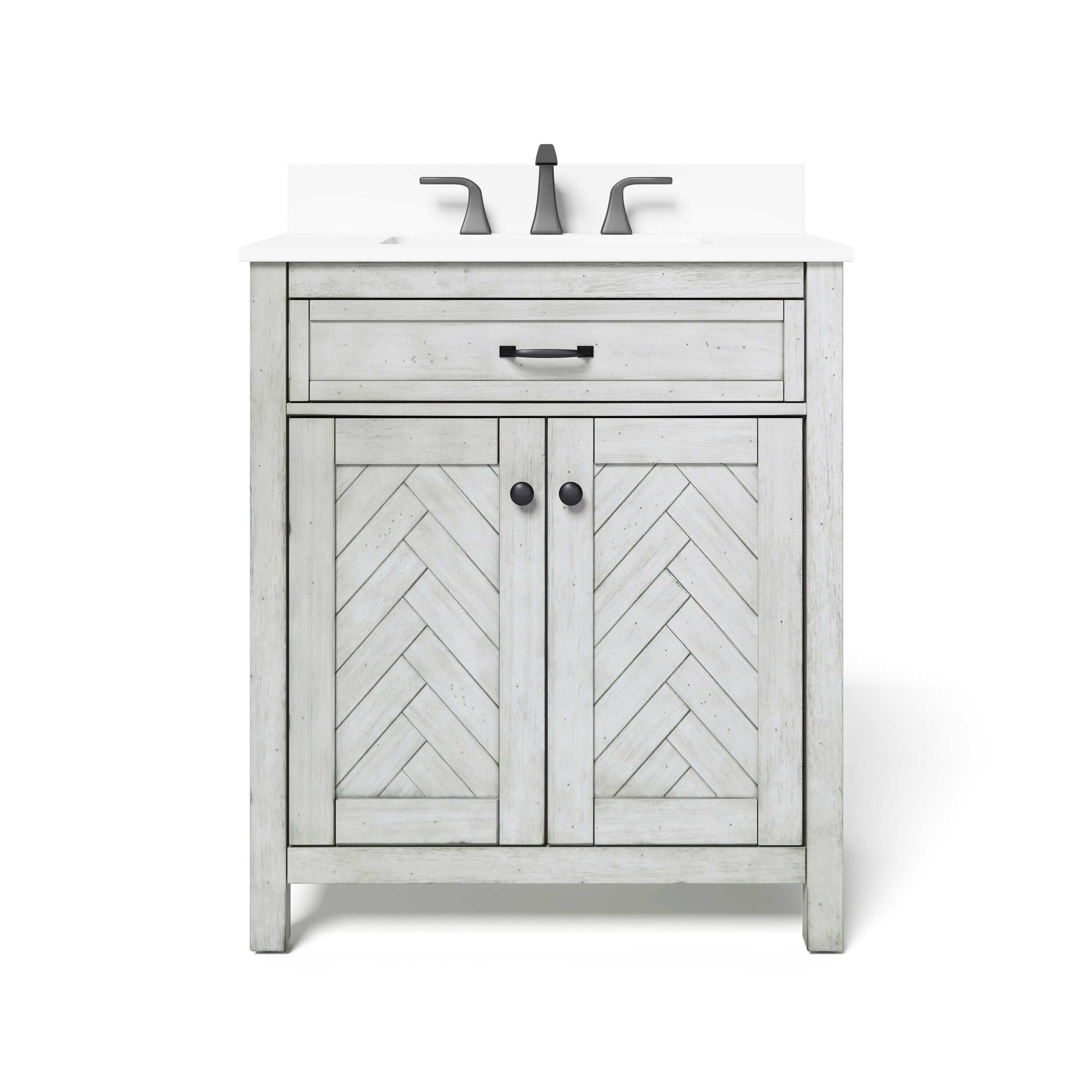 allen + roth LWS30HBVW Bath-Vanity-Combo - View #4
