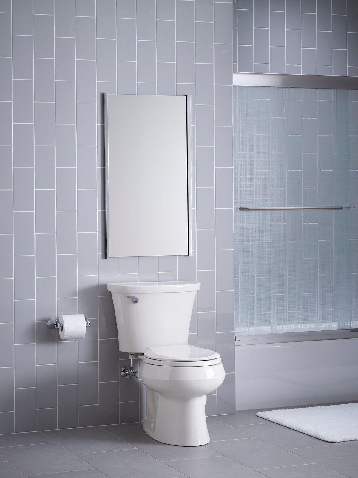 KOHLER Cavata The Complete Solution White Dual Flush Elongated Chair ...