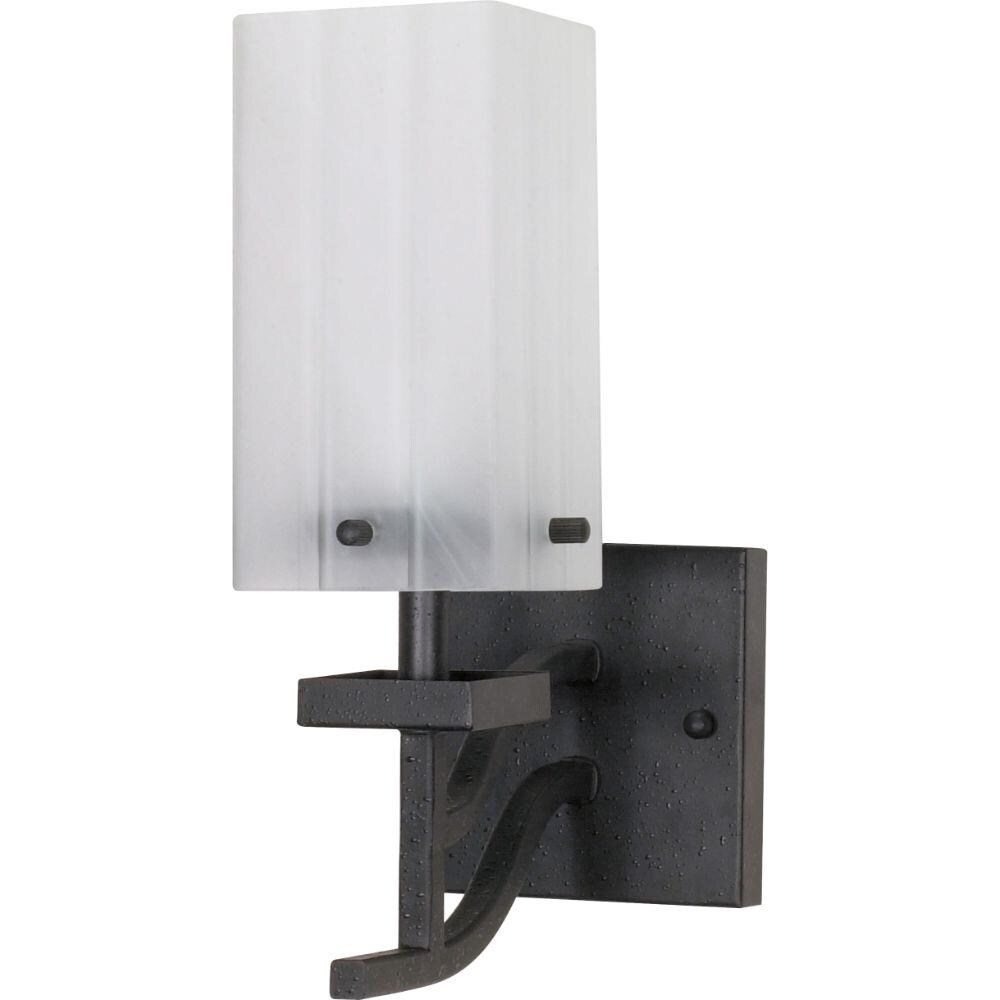  LW-SC514175 4.75-in 1-Light Textured Black Transitional Vanity Light