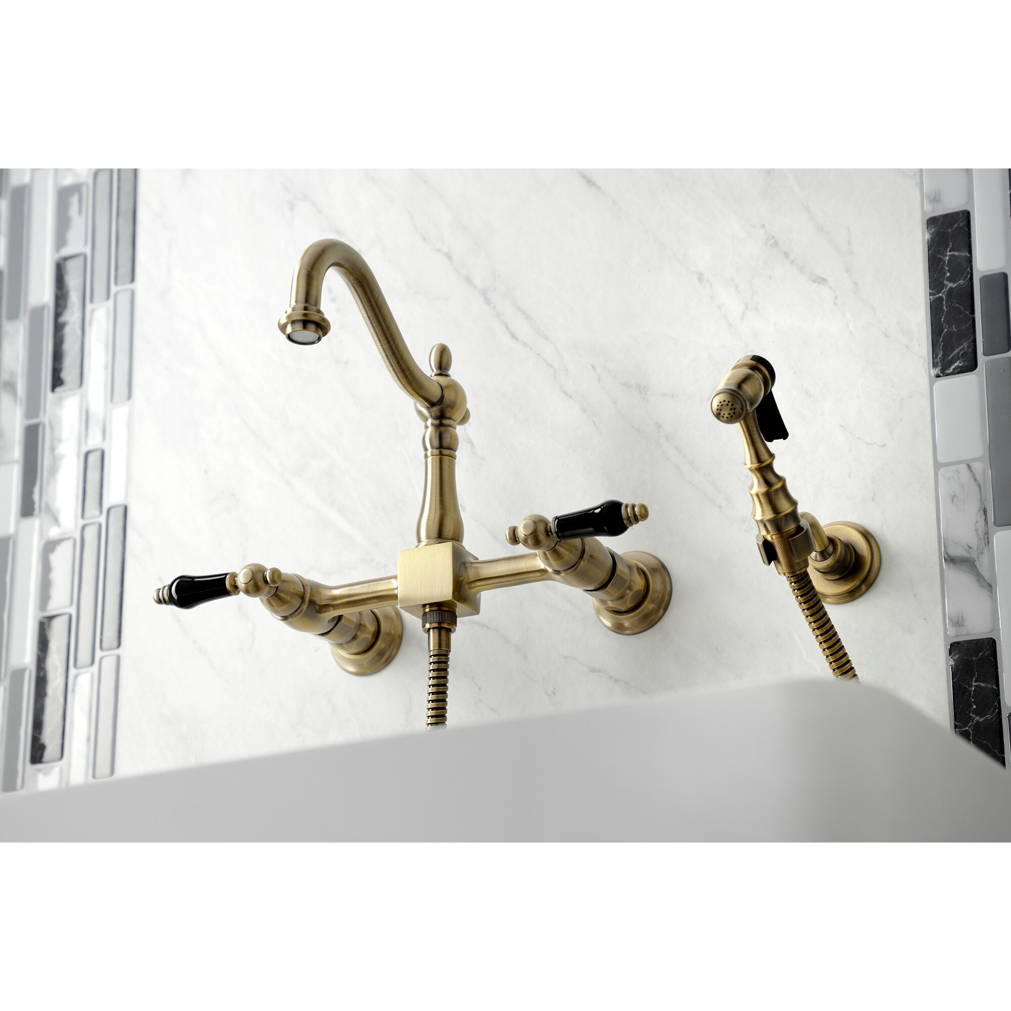 Kingston Brass WLKS1263PKLBS Kitchen-Faucets - View #4