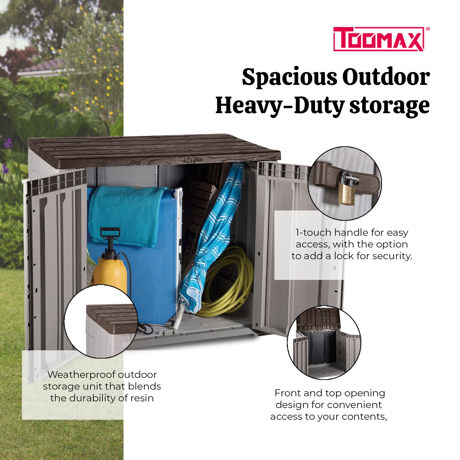 TOOMAX 196710 Small-Outdoor-Storage - View #3