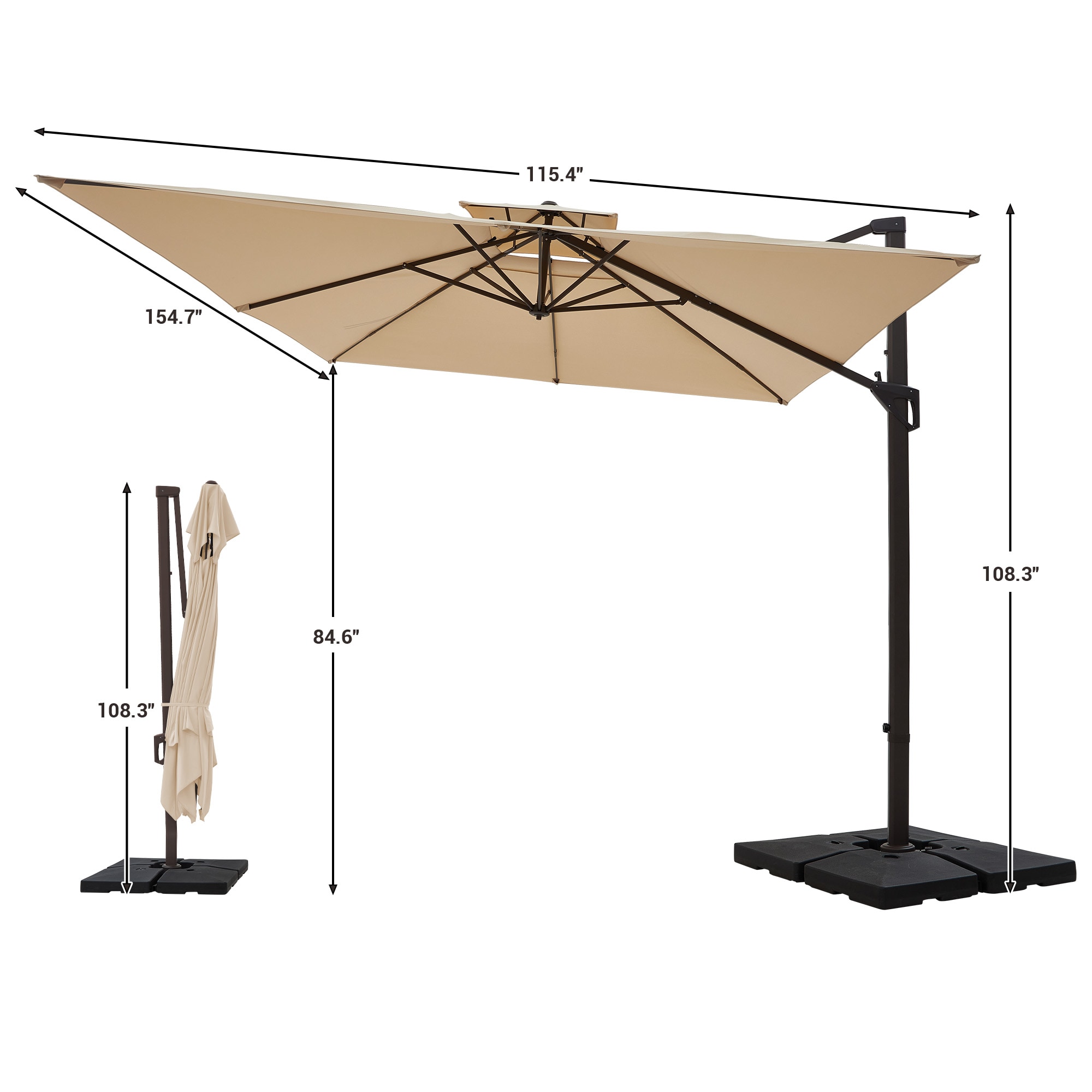 JEAREY JE-XNELD-1-BE Umbrellas-2 - View #2