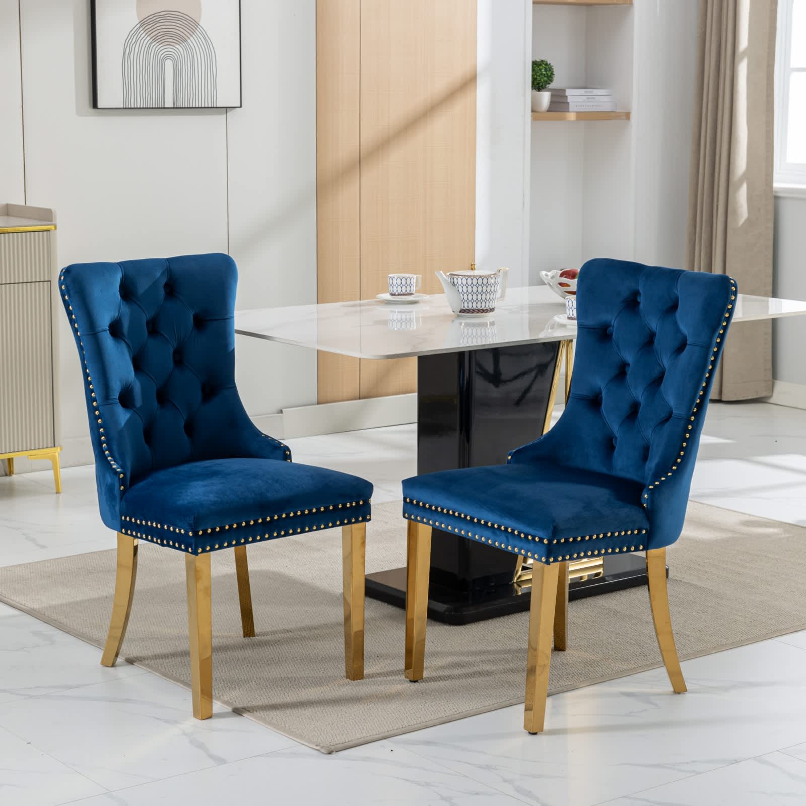 Vynxaria LEXY0106-DJCY-2BLU Dining-Chairs - View #2