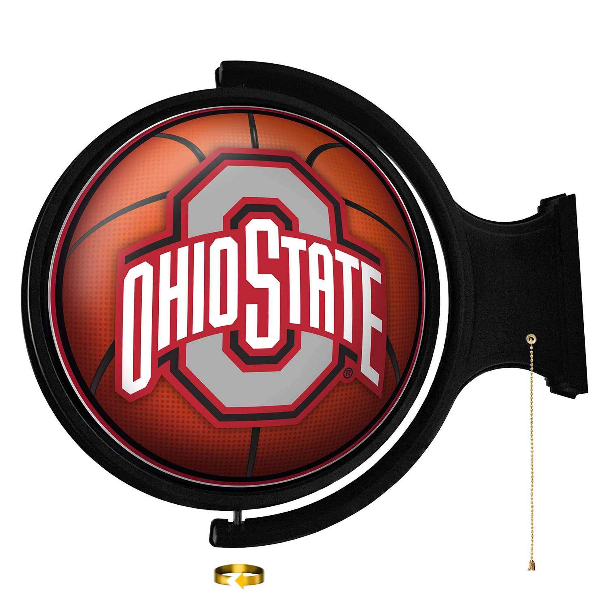 Ohio State Buckeyes Rotating Wall Lights 23-in Constant LED Game Room Lighted Sign