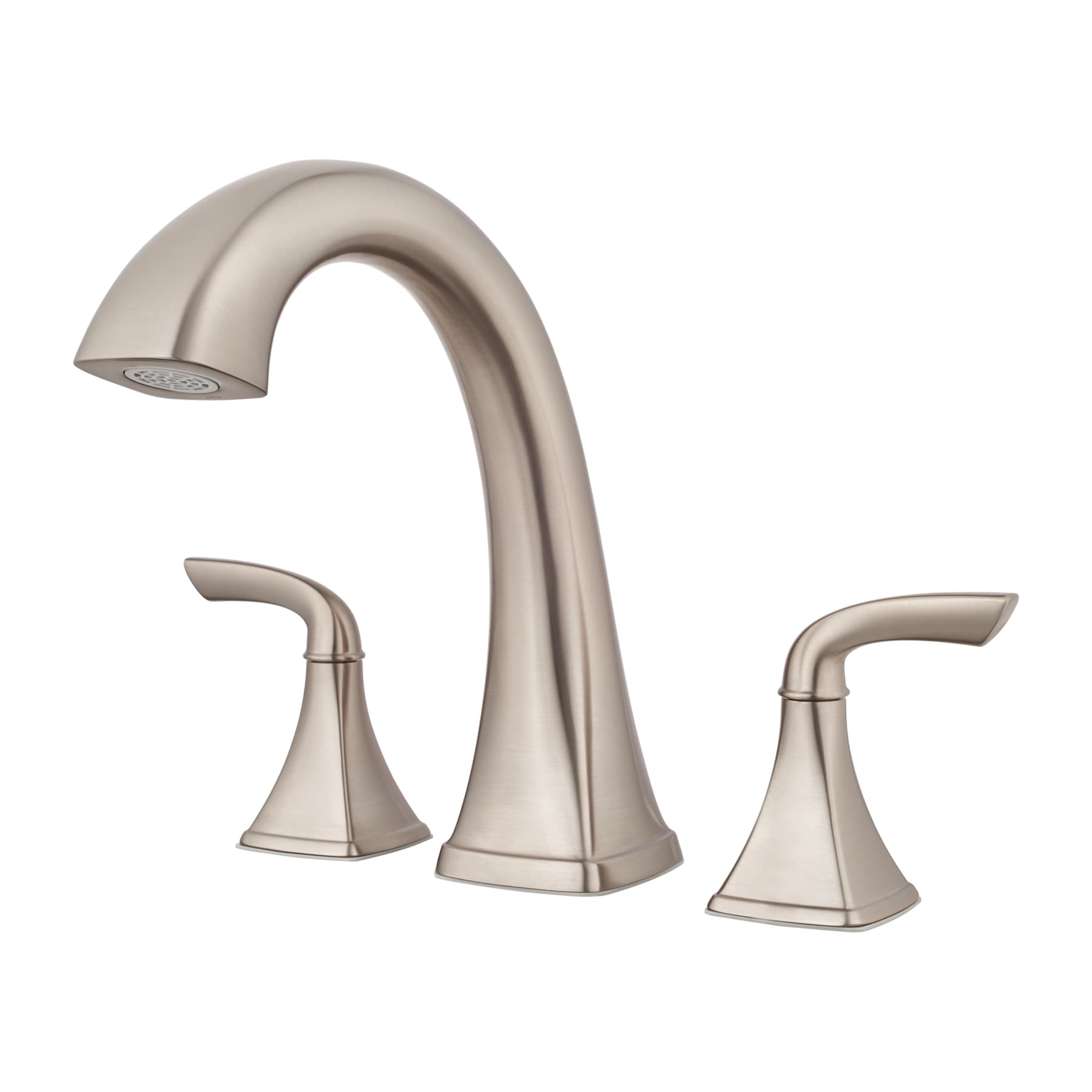 Pfister RT6-5BSK Bronson Brushed nickel 2-handle Deck-mount Roman High-arc Bathtub Faucet