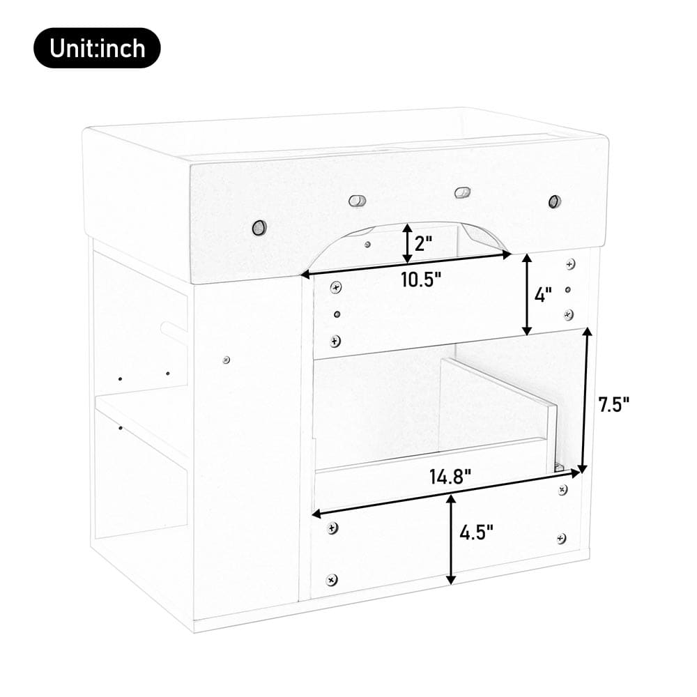 JUJABU ZJBVS-4 Bath-Vanity-Combo - View #5