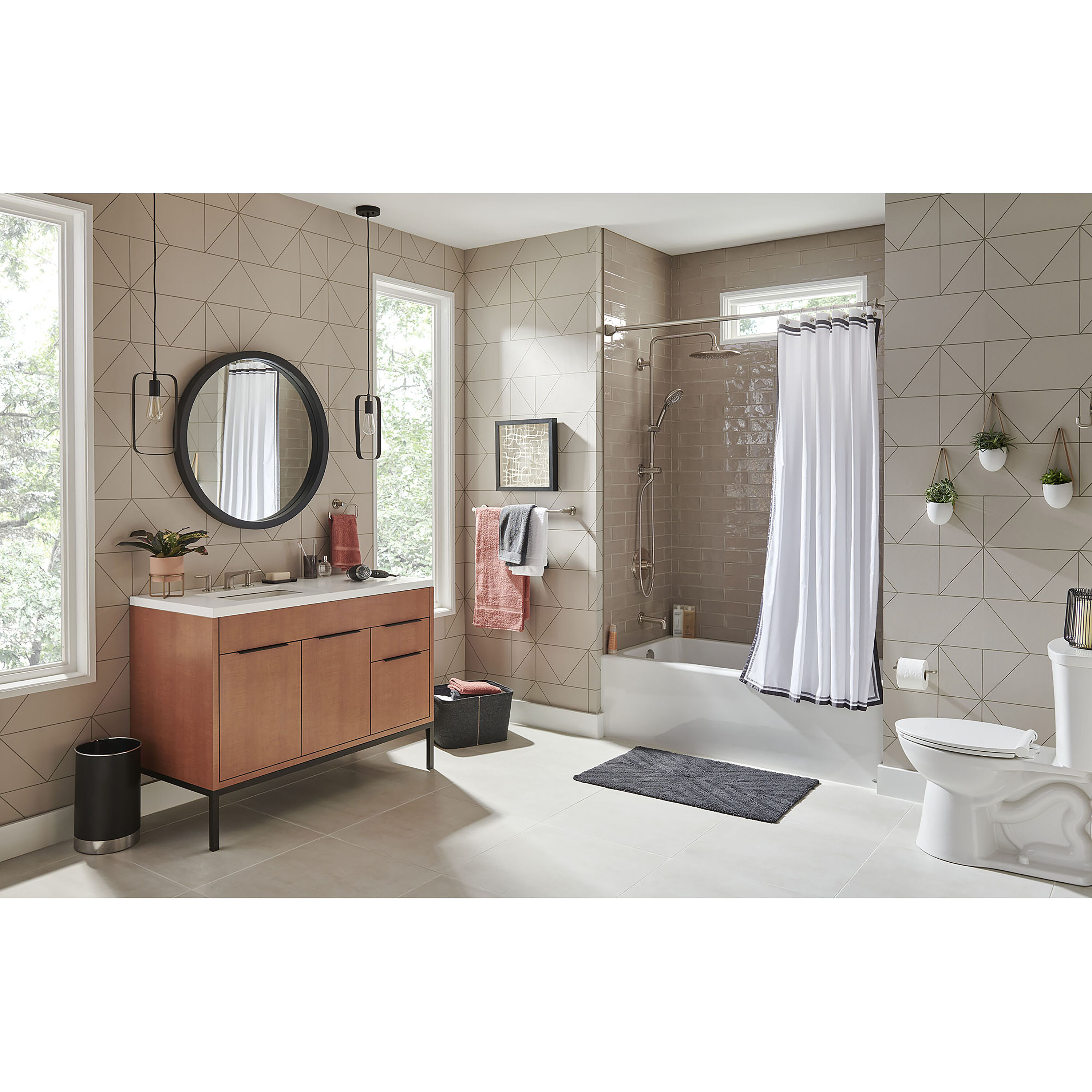 American Standard 9038804.295 Showerhead-Bar-Panels - View #4