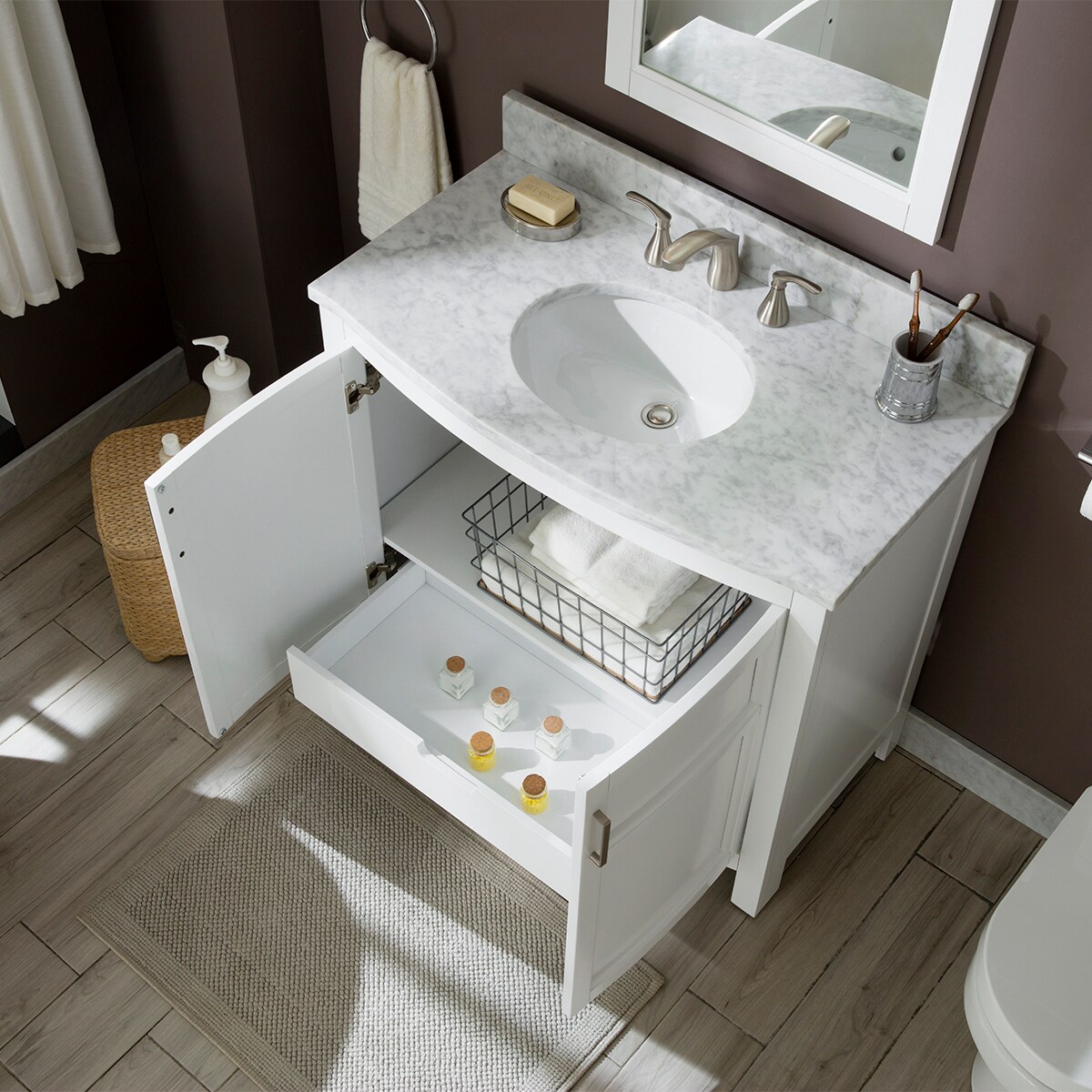 allen + roth 1142VA-36-201L Bath-Vanity-Combo - View #6