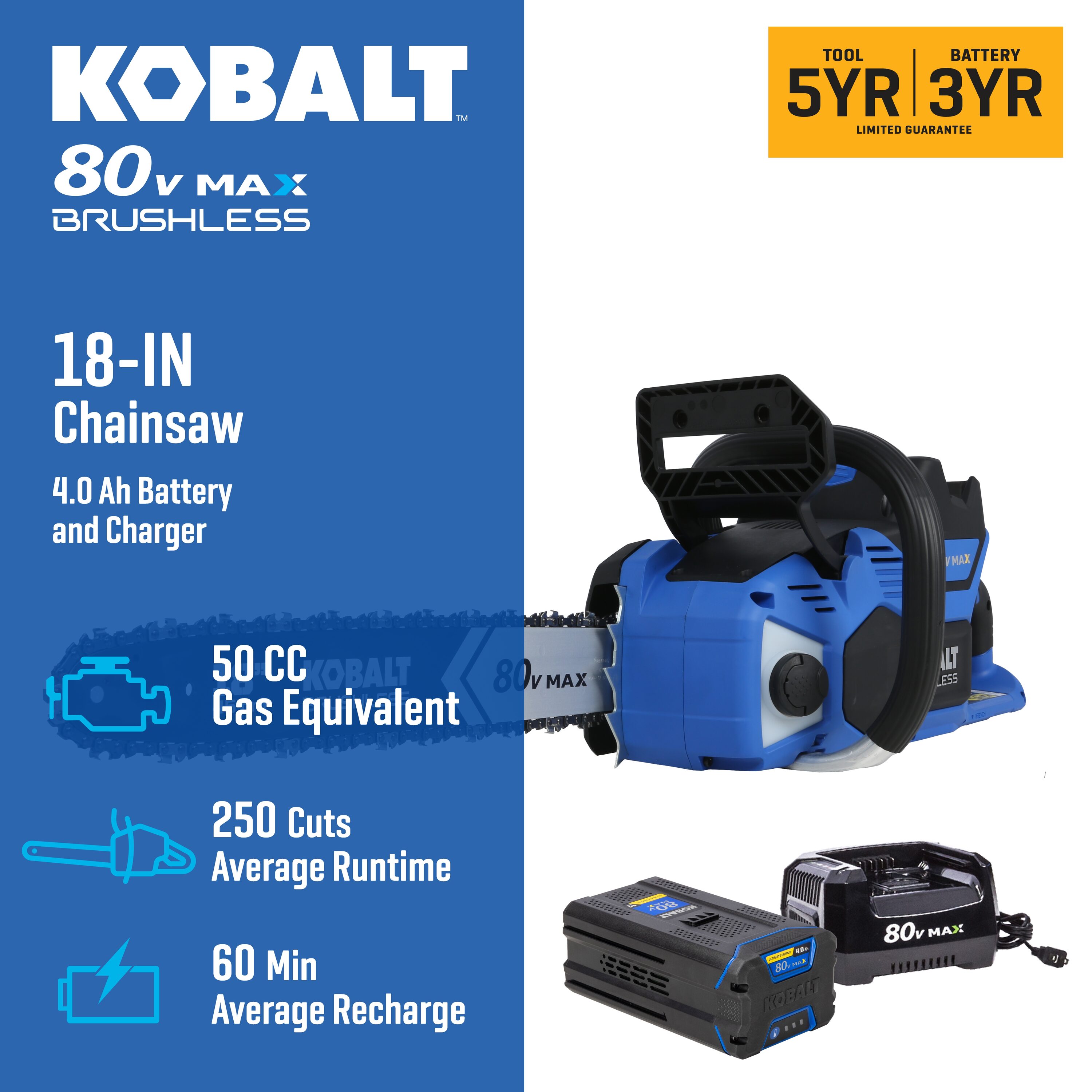 Kobalt KCS4180-06 Cordless-Chainsaw - View #2