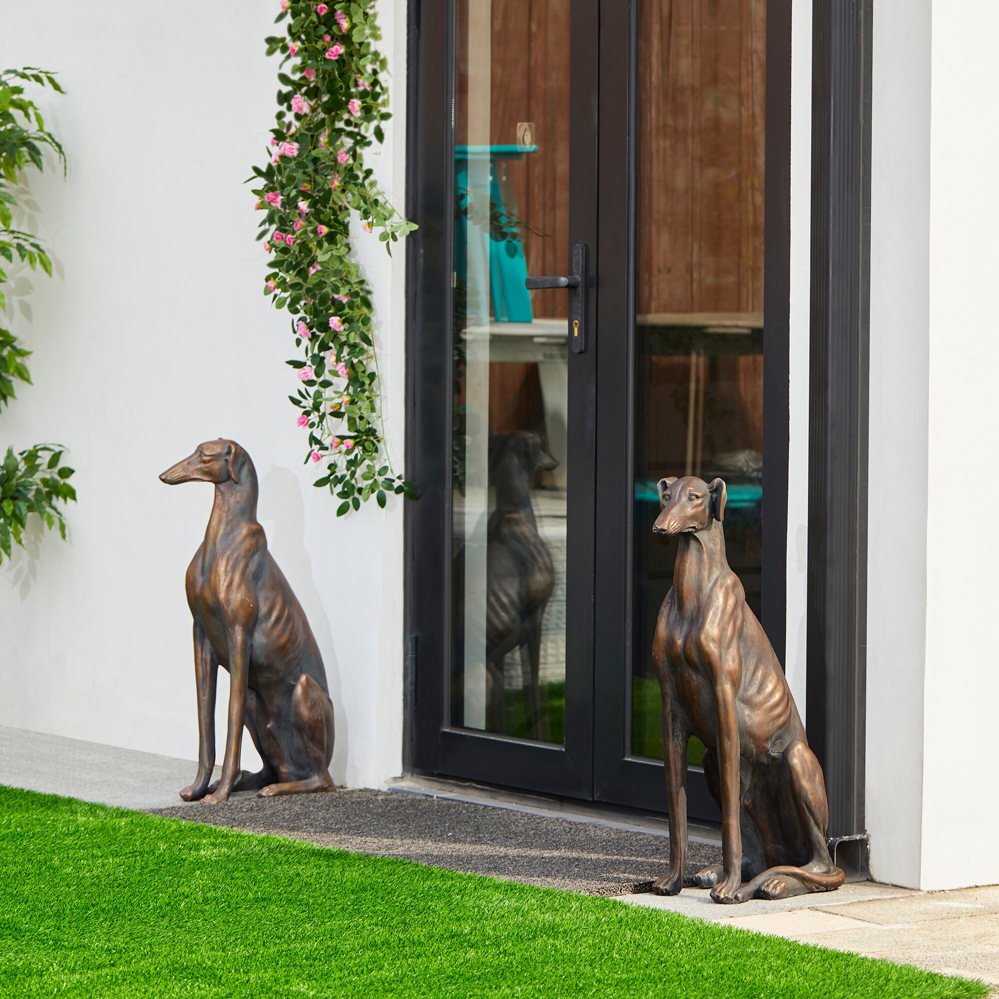 Glitzhome 2025400004 Garden-Statue - View #4