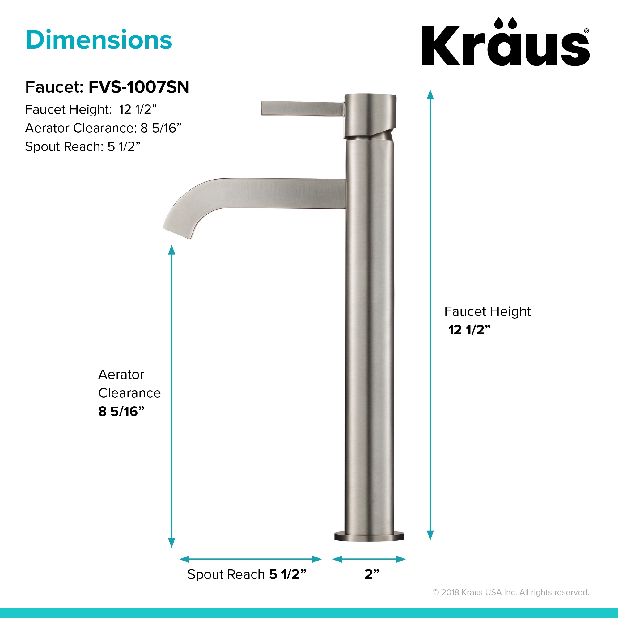 Kraus FVS-1007SN Lavatory-Faucets - View #5