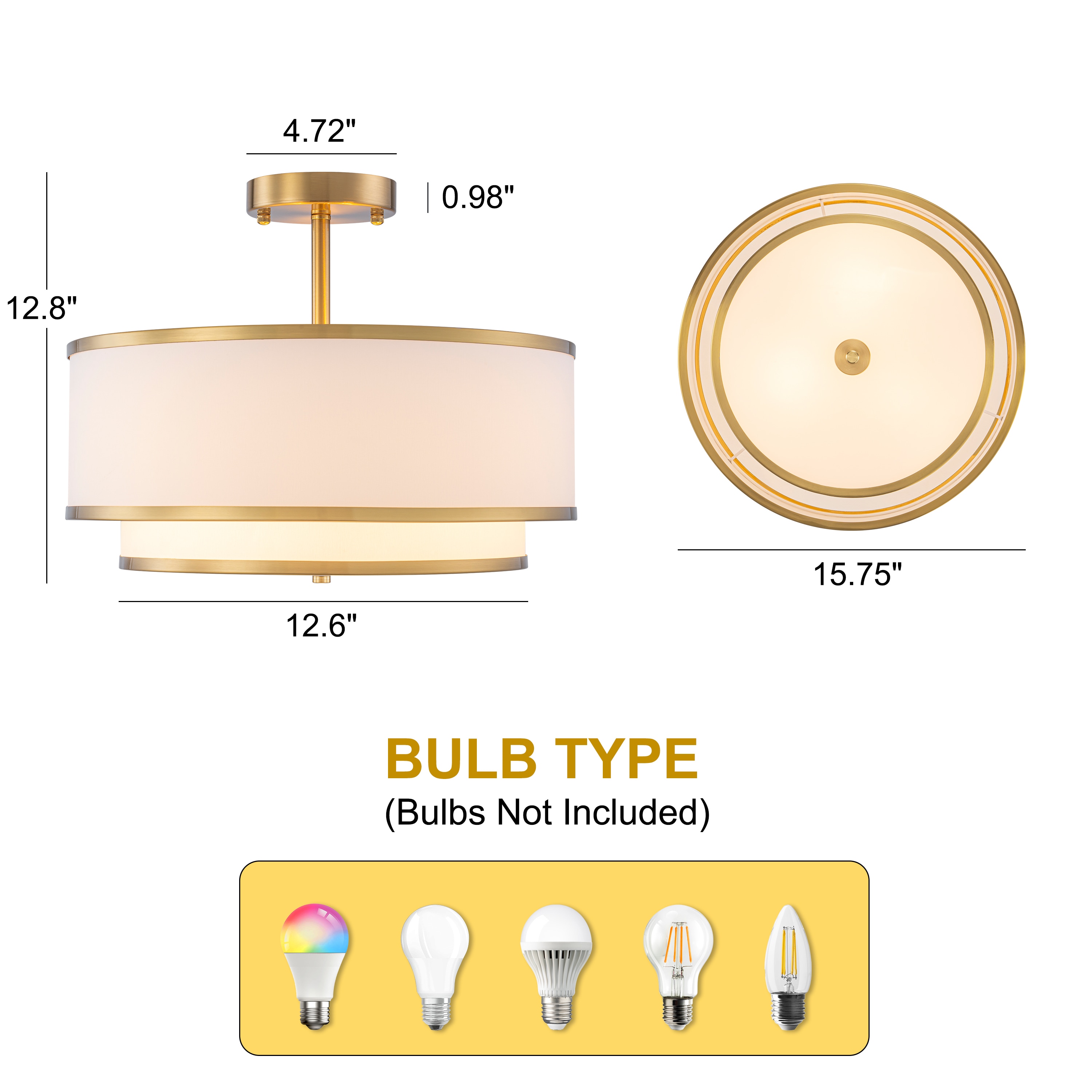 GoYeel ZC072GD03 flushmounts - View #5