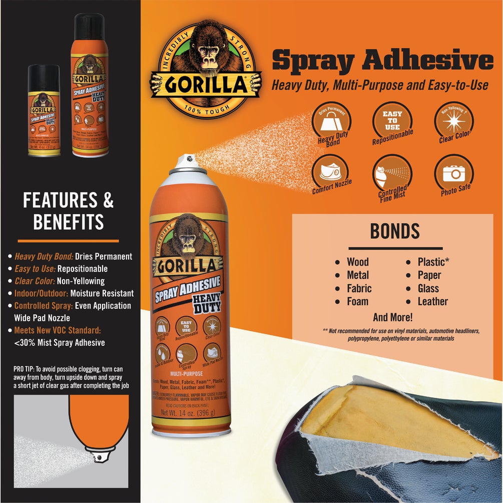 Gorilla 6301502 Spray-Adhesive - View #2