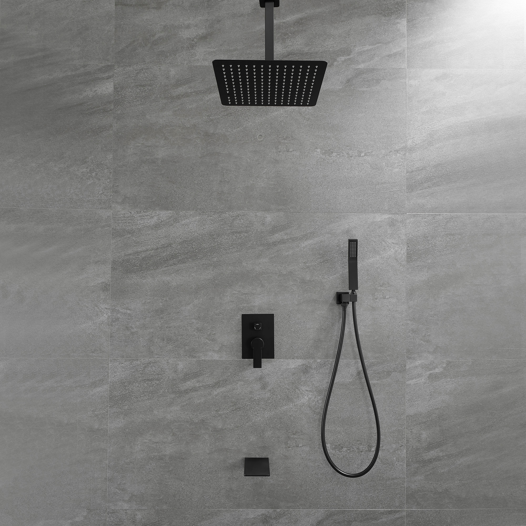 CASAINC CS3523-12MB Showerhead-Bar-Panels - View #3