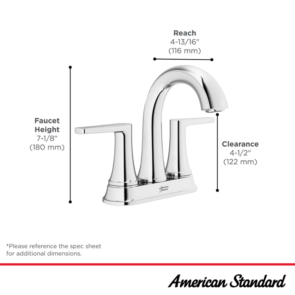 Matte Black 2-Handle Centerset Bathroom Faucet with Drain Assembly