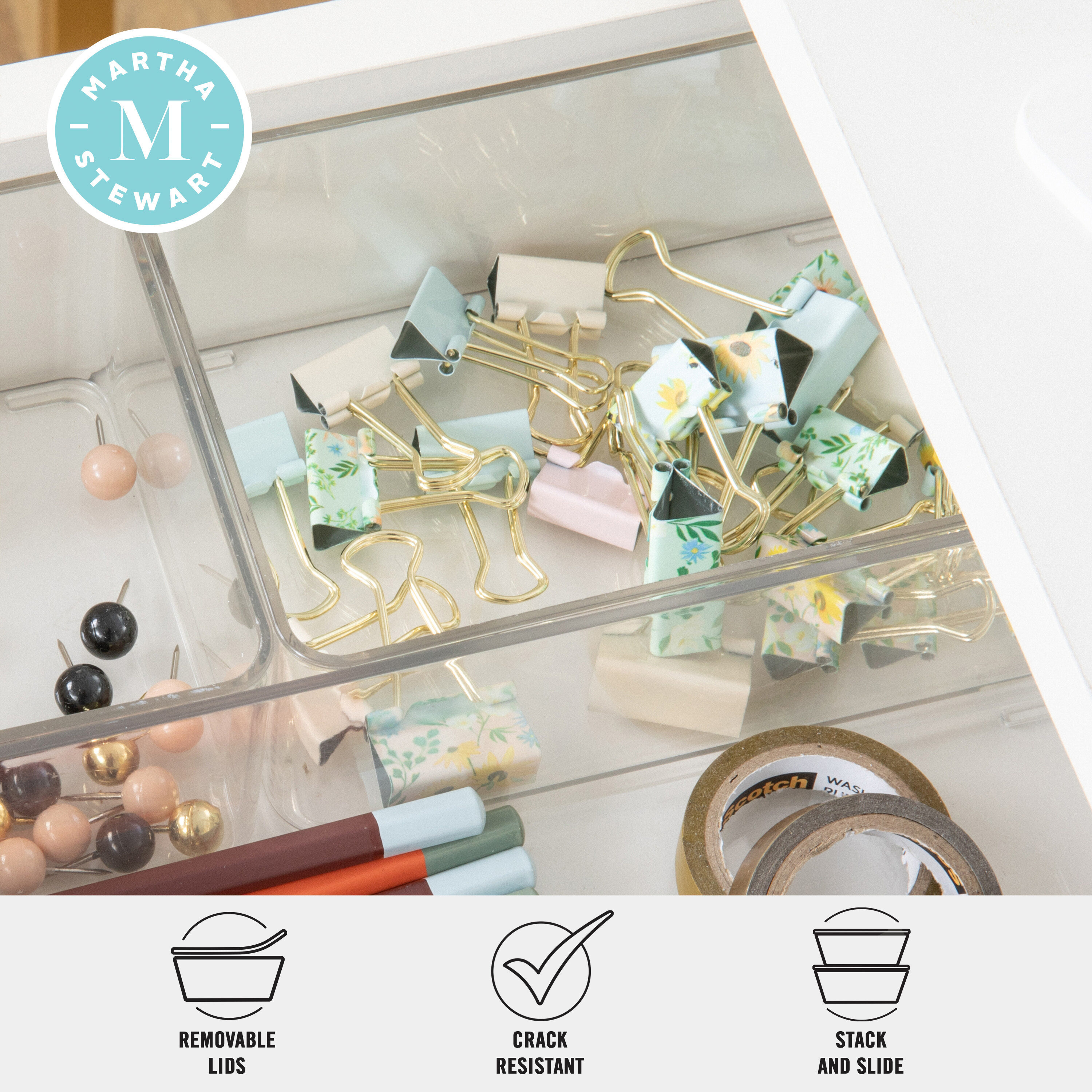 Martha Stewart 196861123207 Desktop-Organizers - View #2