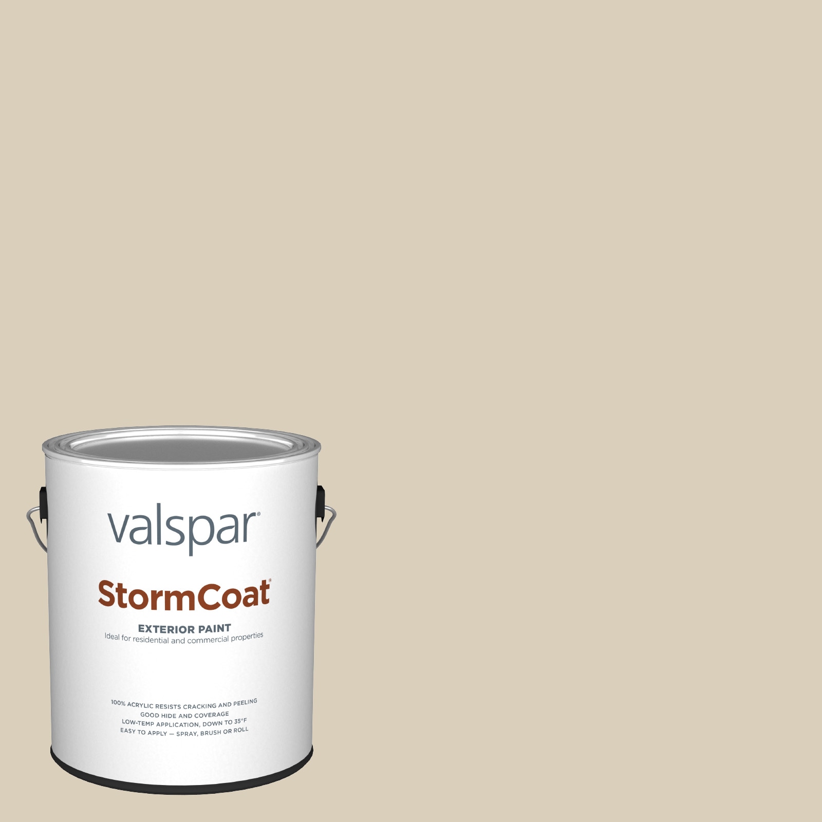 Valspar 3007-10C-147491 Storm Coat Semi-gloss Rattan Basket 3007-10C Latex Exterior ( 1-gallon )