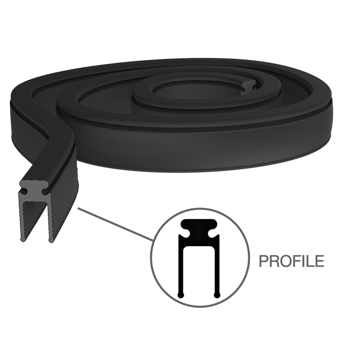 LARSON 2023197R 37-1/4-in Black Storm Door Sweep