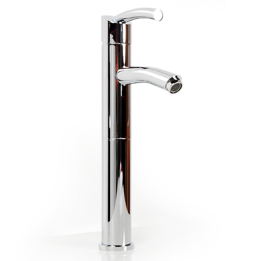 D’Vontz Baccus Polished Chrome Single Hole 1-Handle Bathroom Sink Faucet