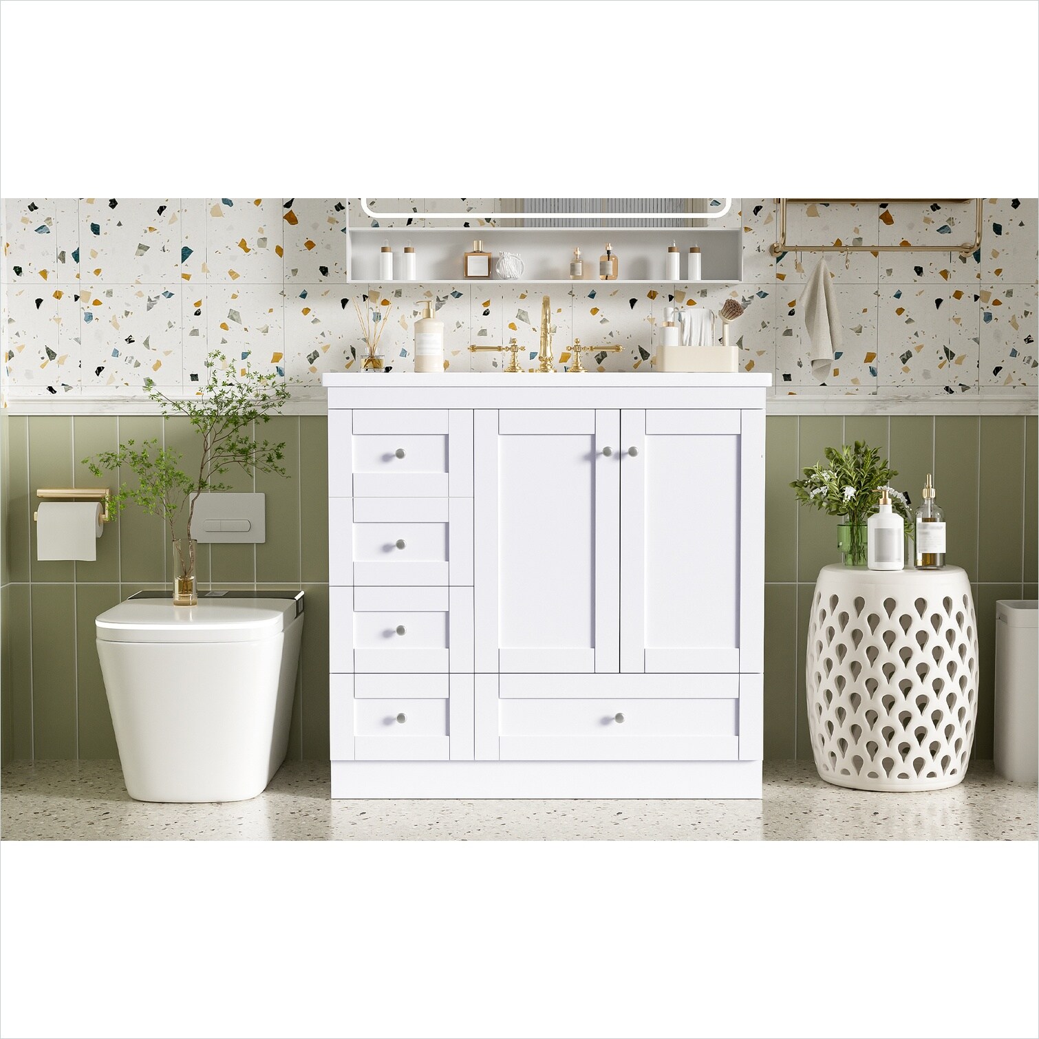 Naturefalls AQCOX7GJTH50 Bath-Vanity-Combo - View #3