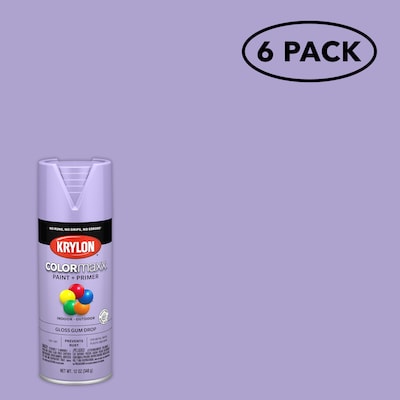 Krylon Gloss Purple Spray Paint (NET WT. 12-oz)