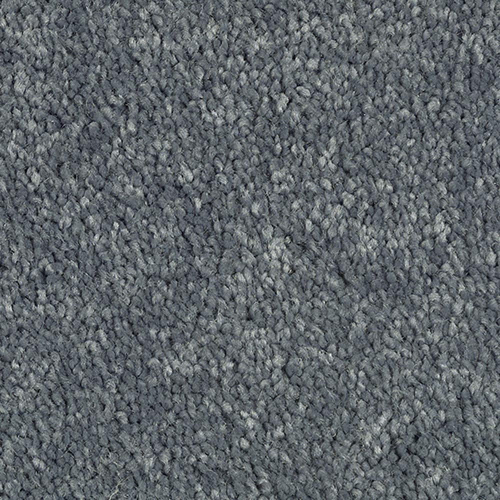 STAINMASTER LB034-L012-0808 (Sample) Bold Selection II Night Blue 65-oz sq yard Polyester Textured Indoor Carpet