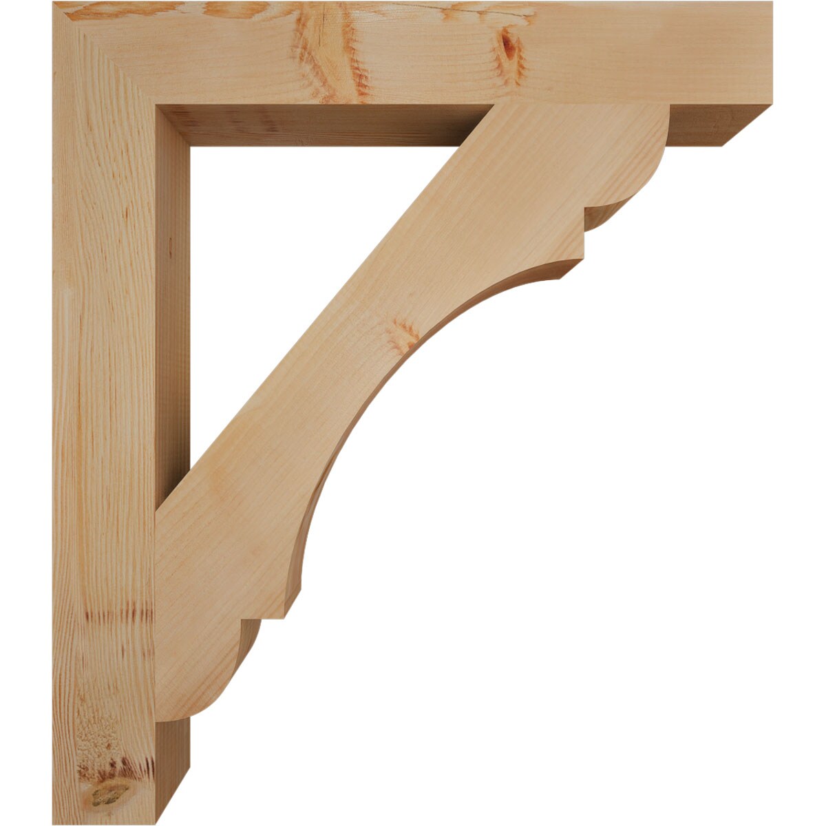 Ekena Millwork BKT04X28X32OLY05SDF Exterior-Brackets-Braces - View #3