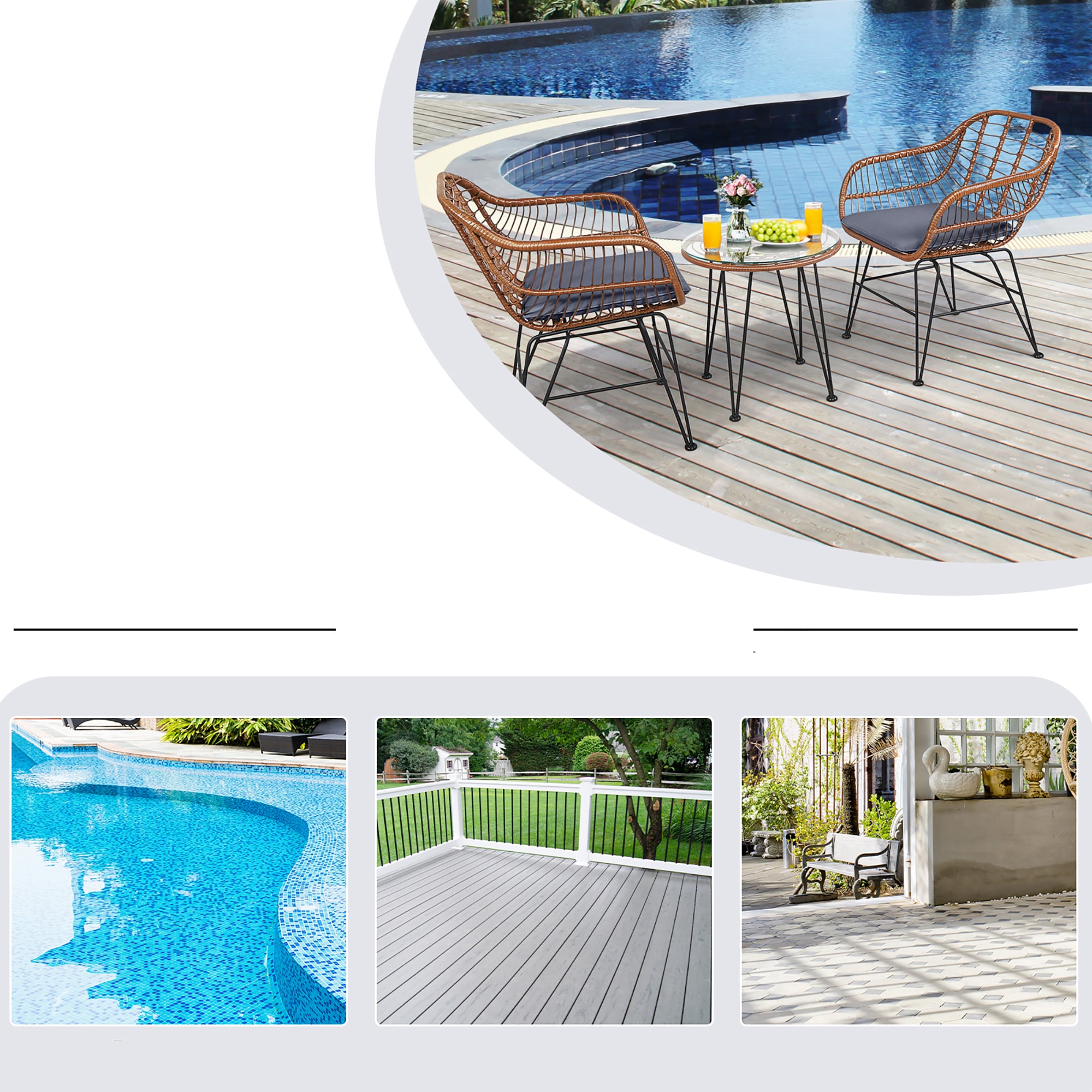 Costway OP70837GR Patio-Conversation-Sets - View #4