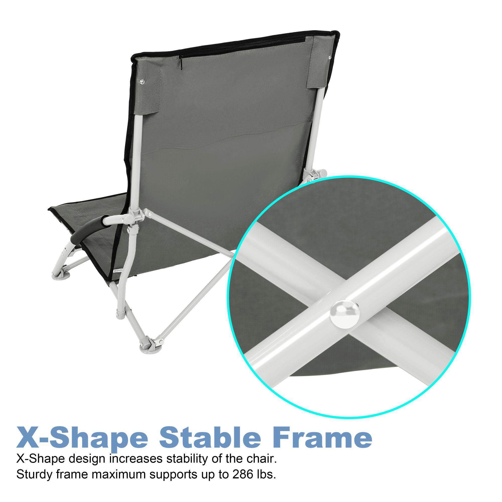 Miki Shinly DHS-8178-04MI Beach-Camping-Chairs - View #2