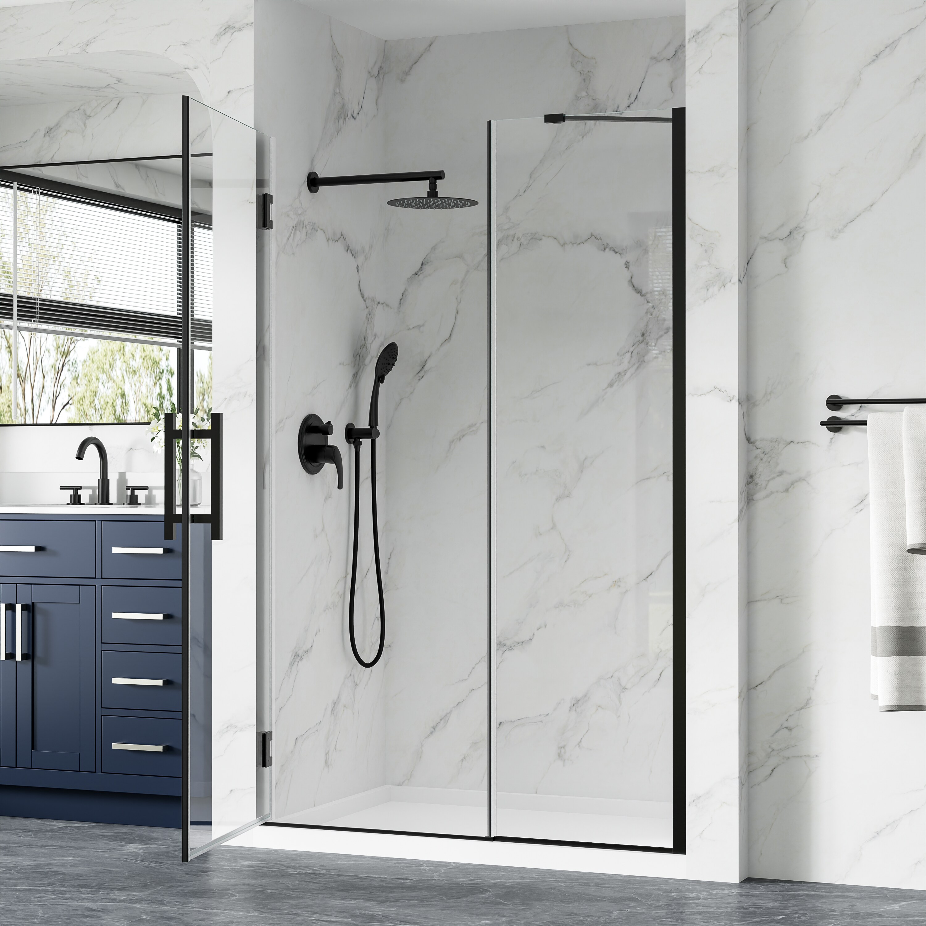 Forclover FLW-DP48MB Shower-Doors - View #3