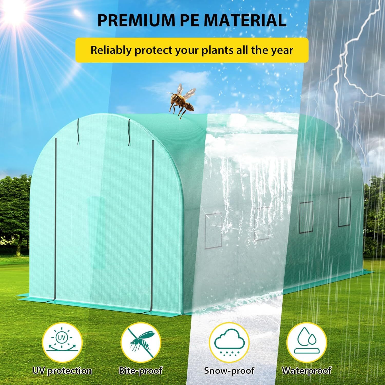 Qeetex GGL-PHO-169IUL3M greenhouses - View #3