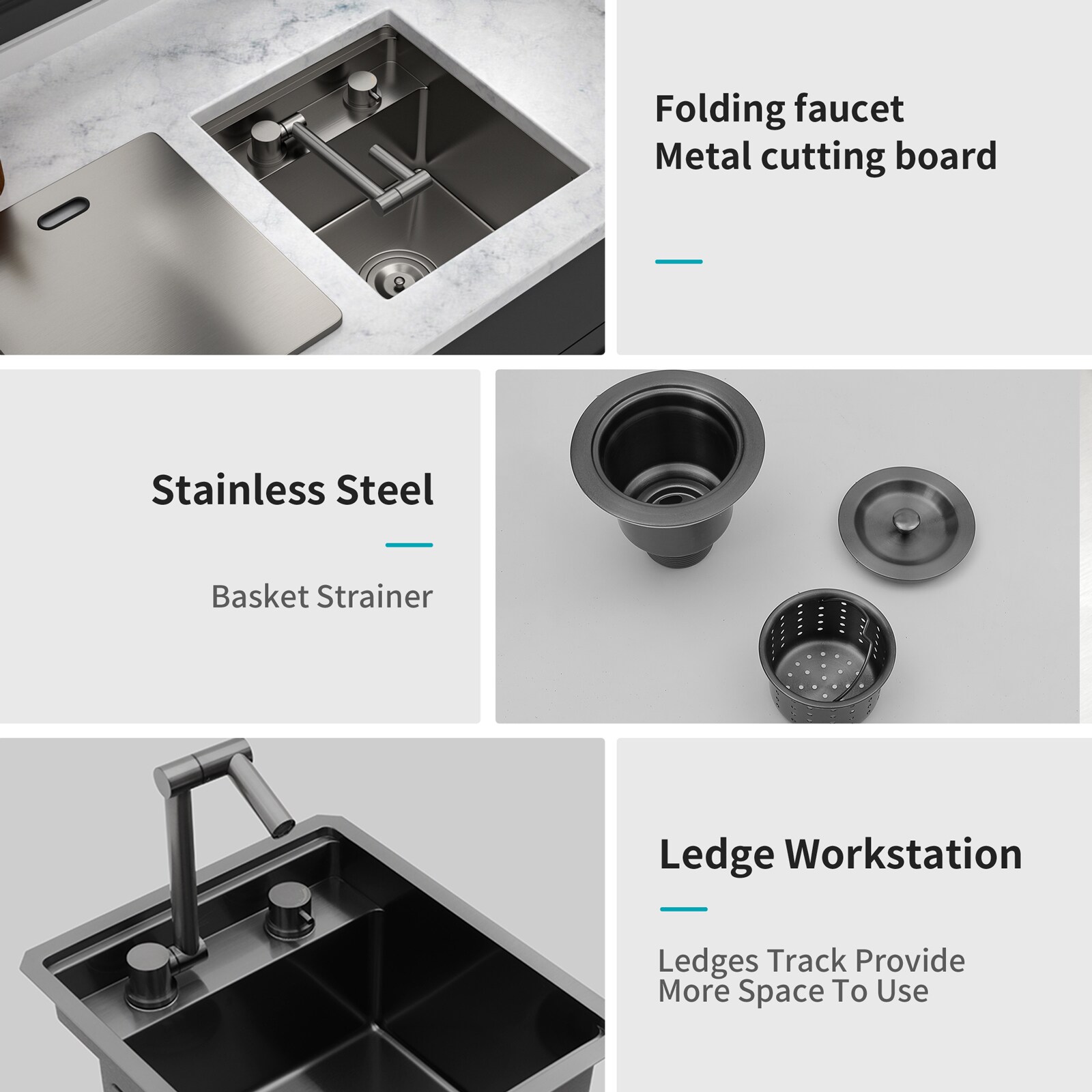 YERIVA DJGA324155 Kitchen-Sinks - View #4