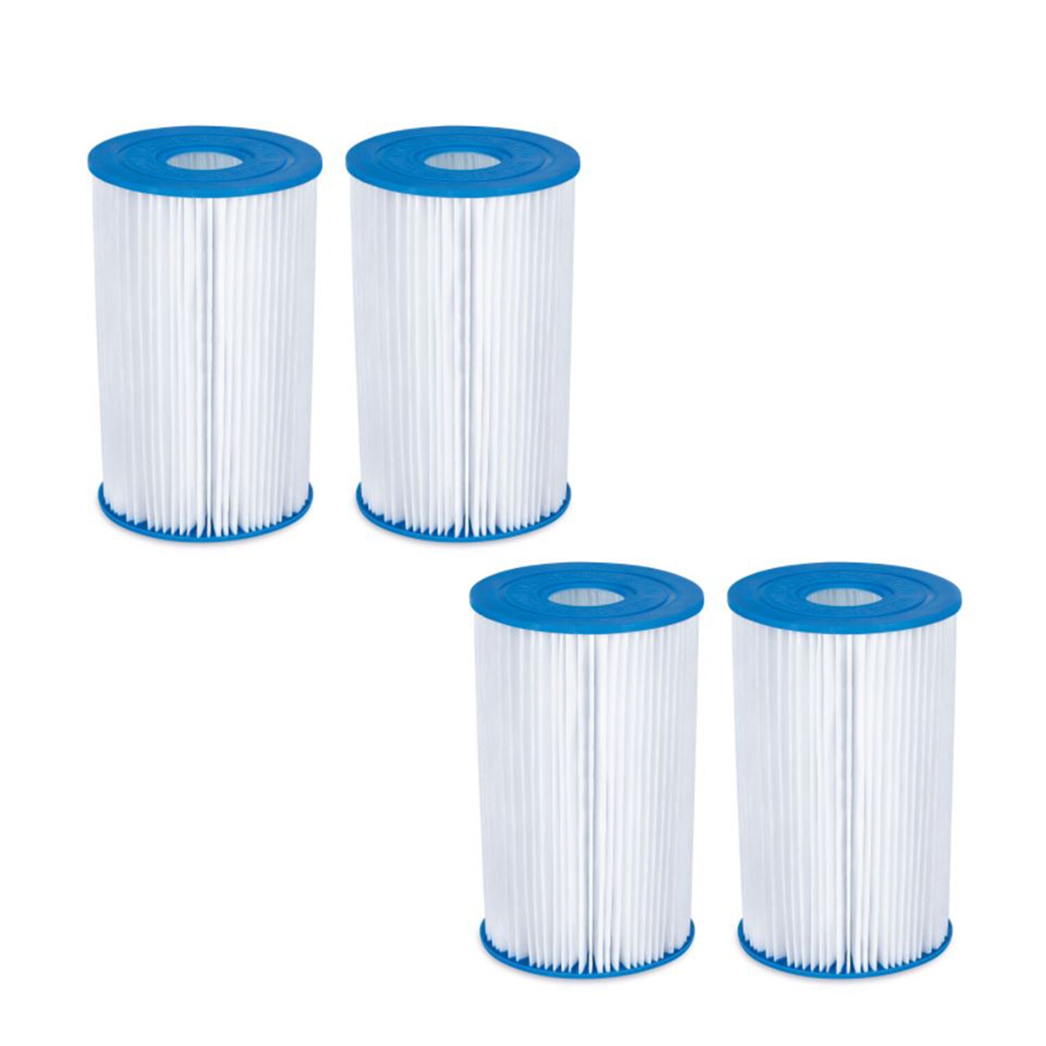 Summer Waves  P57000302 Replacement Type B Pool and Spa Filter Cartridge (4 Pack)