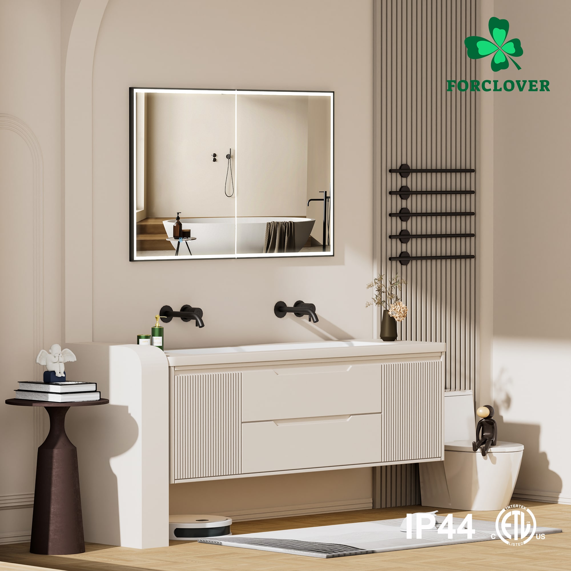 Forclover MF03ZC-BK4830 Bathroom-Medicine-Cabinets - View #14