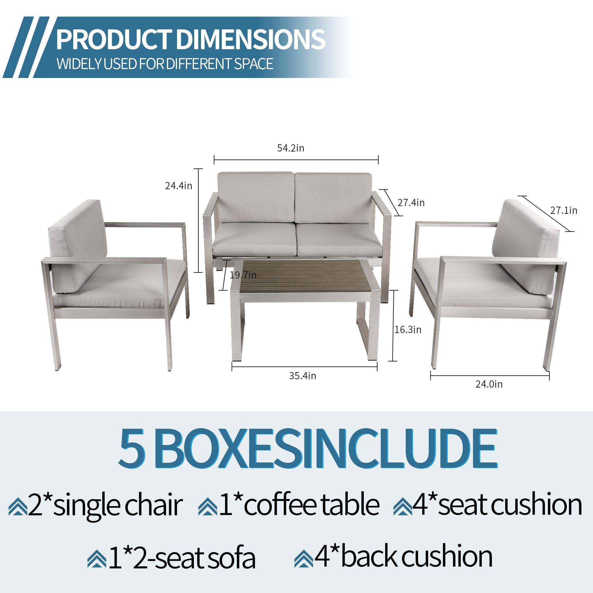 Bayfeve BF-229818-PCS Patio-Conversation-Sets - View #5