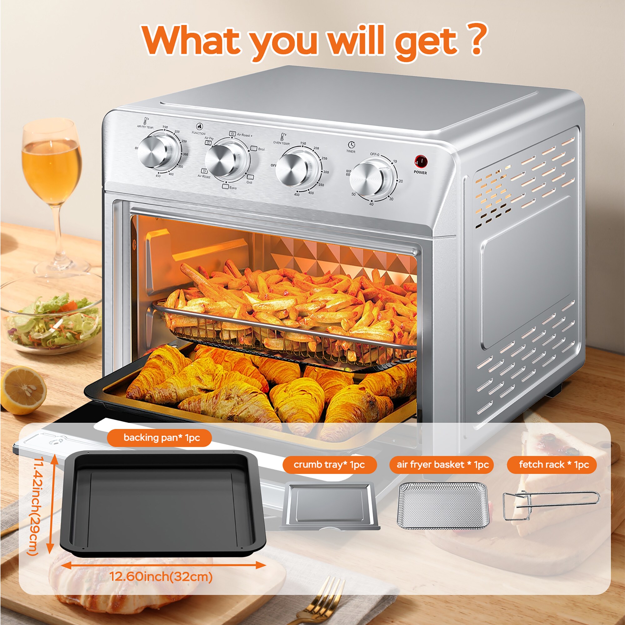 Elite Gourmet CLF-P415391 Countertop-Toaster-Ovens - View #8