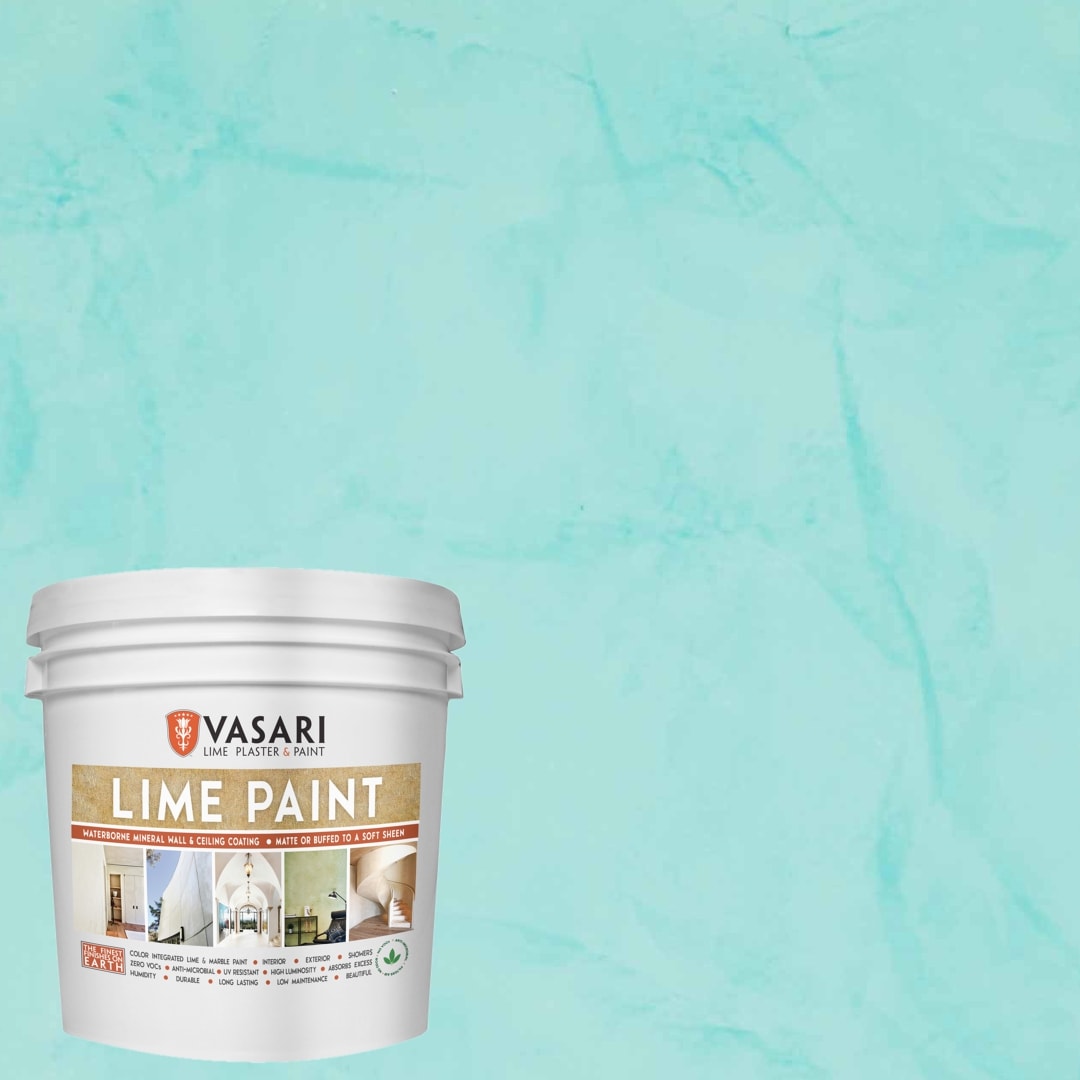 Vasari LP1W-46 Flat Aquamarine #46 Lime Interior Paint ( 1-gallon )