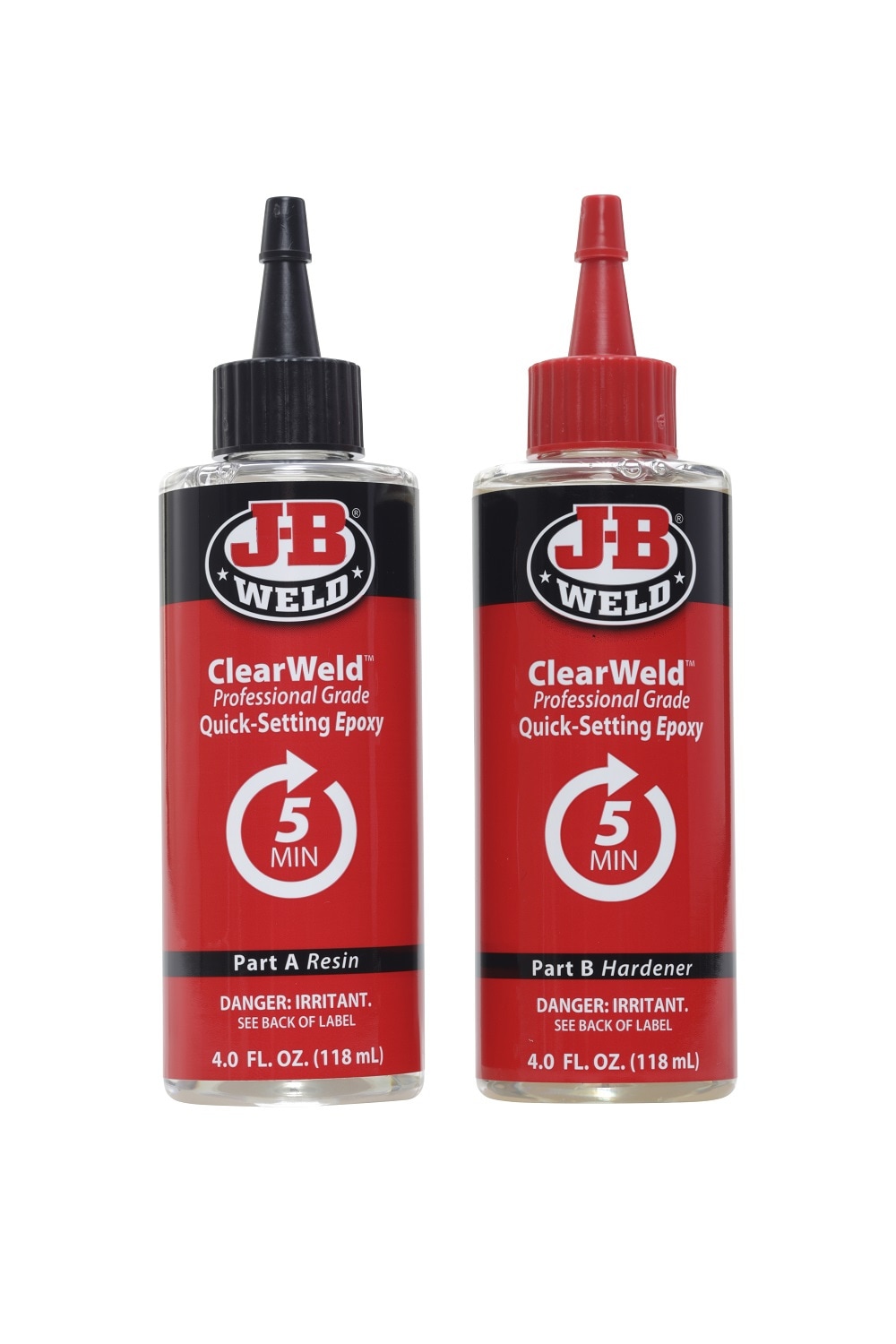J-B WELD JB Weld ClearWeld Pro Epoxy Adhesive - 8 Oz, Clear, 2-Part ...