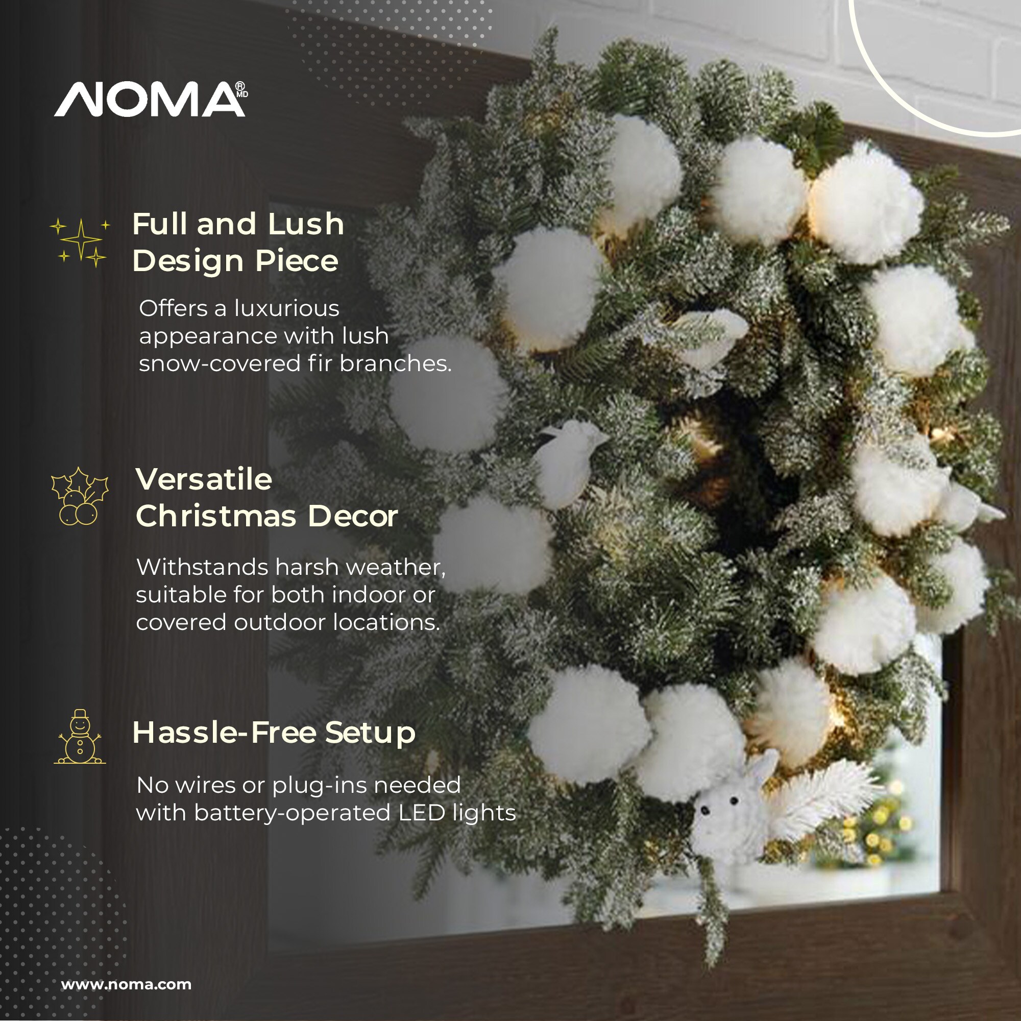 NOMA 316699 Outdoor-Christmas-Decor - View #2