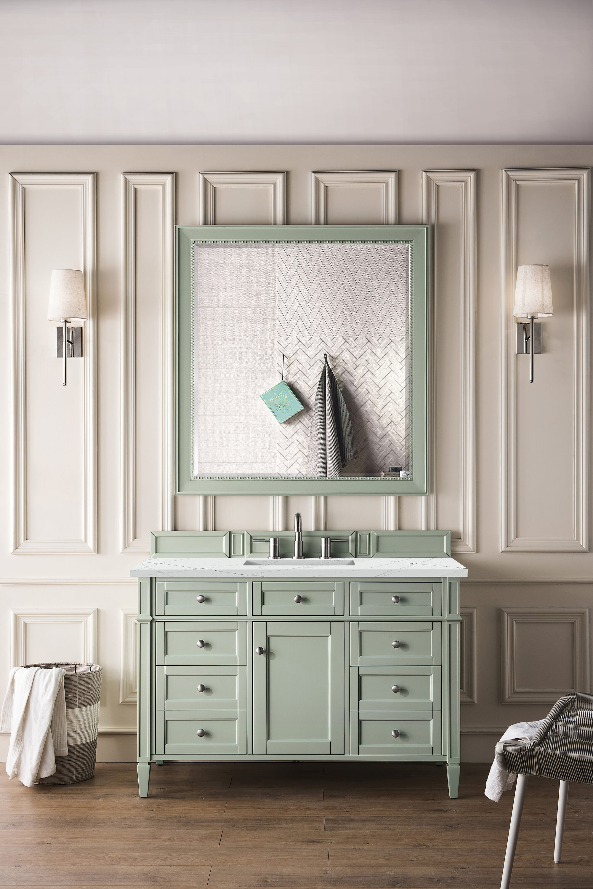 James Martin Vanities 650-V48-SGR-FENC Bath-Vanity-Combo - View #5