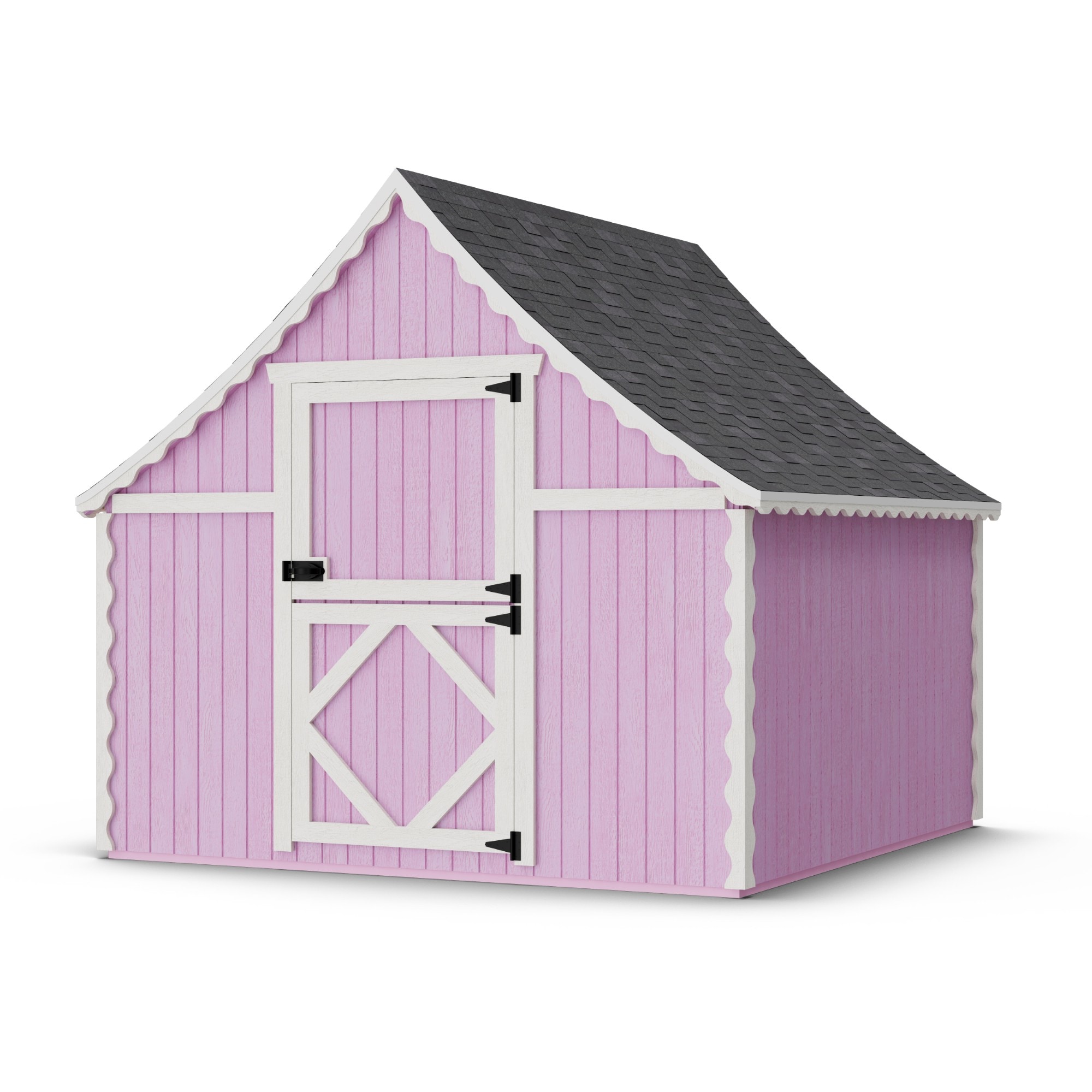 Little Cottage Co 8X8 GBP-PNK-FK-LFT playhouses - View #2